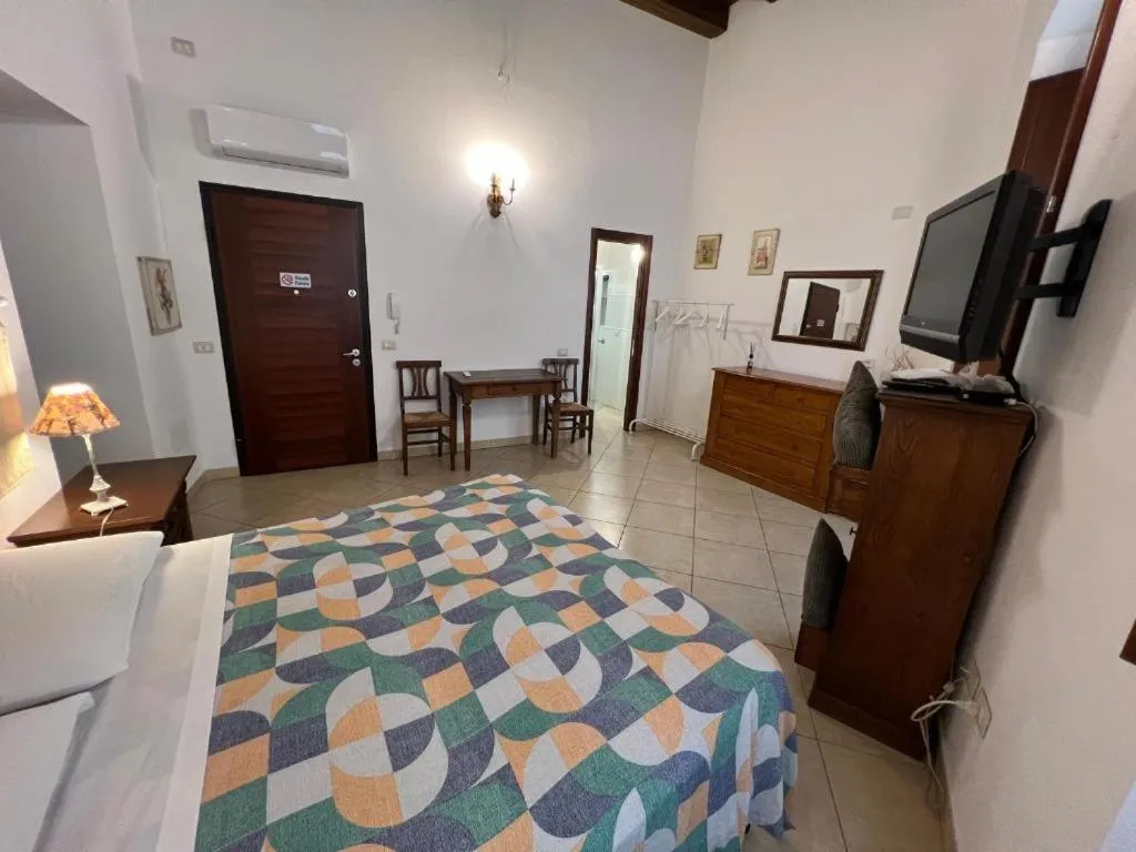 Bed in L'Antica Torre Caralis Holiday