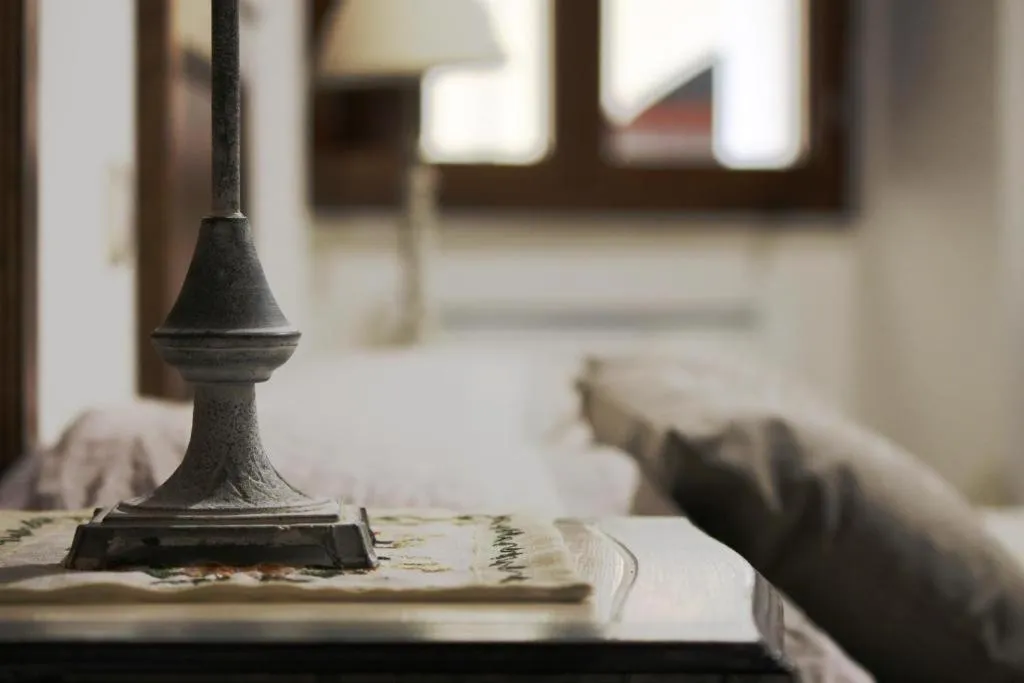 Bed in L'Antica Torre Caralis Holiday