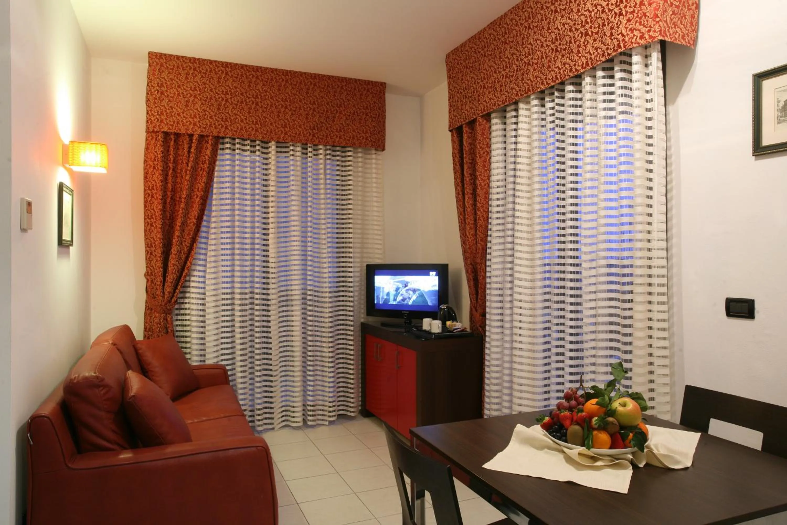 Seating area in Residence Domus