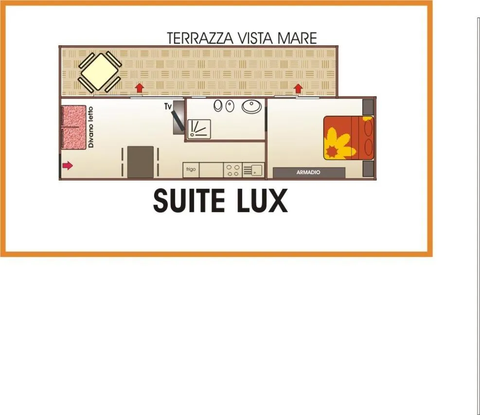 Floor plan in Residence Domus