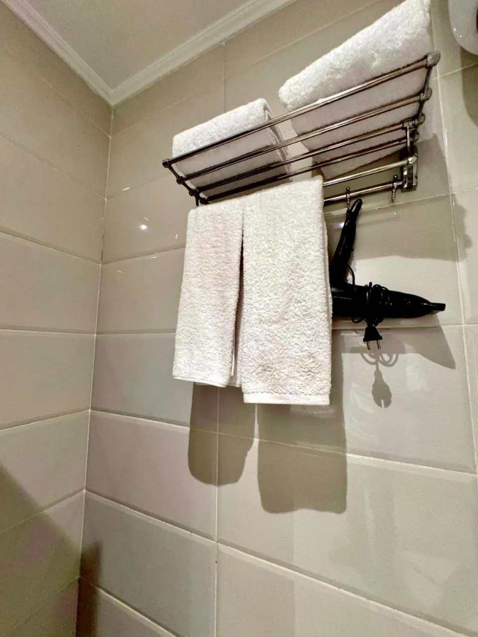 Shower in Eco green pyramids hotel