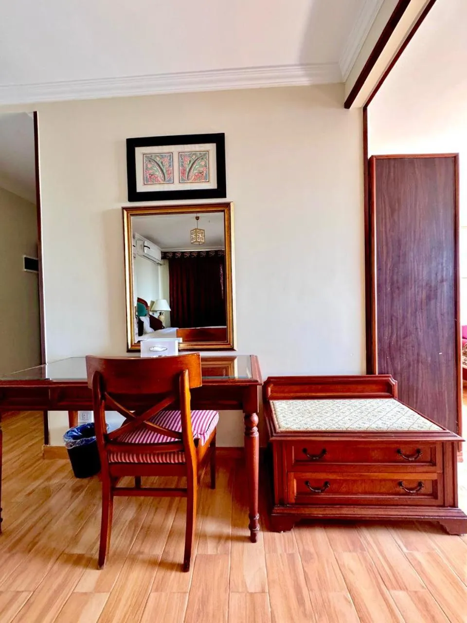 Living room in PYRAMIDS TOWER Inn