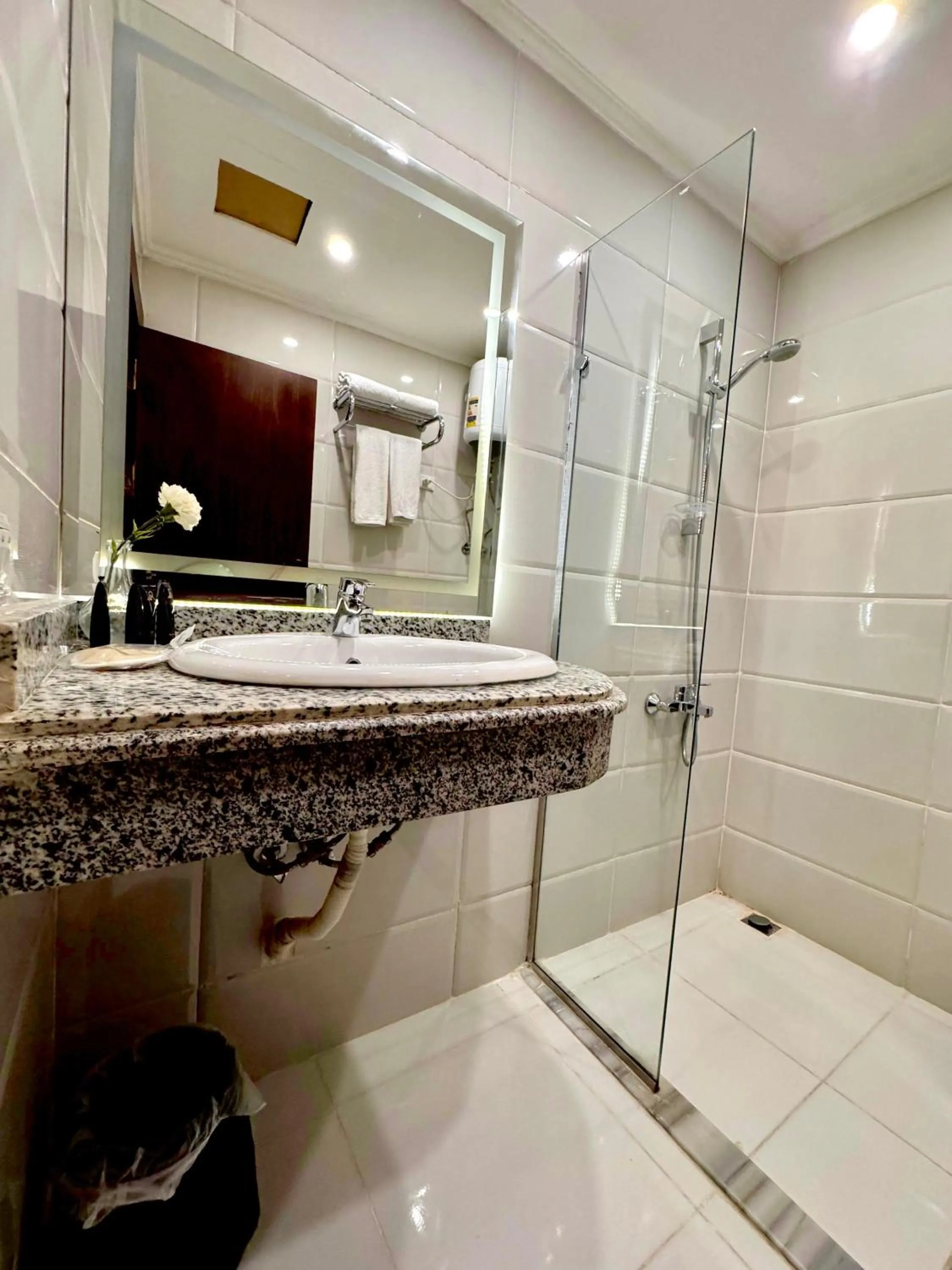 Bathroom in Eco green pyramids hotel