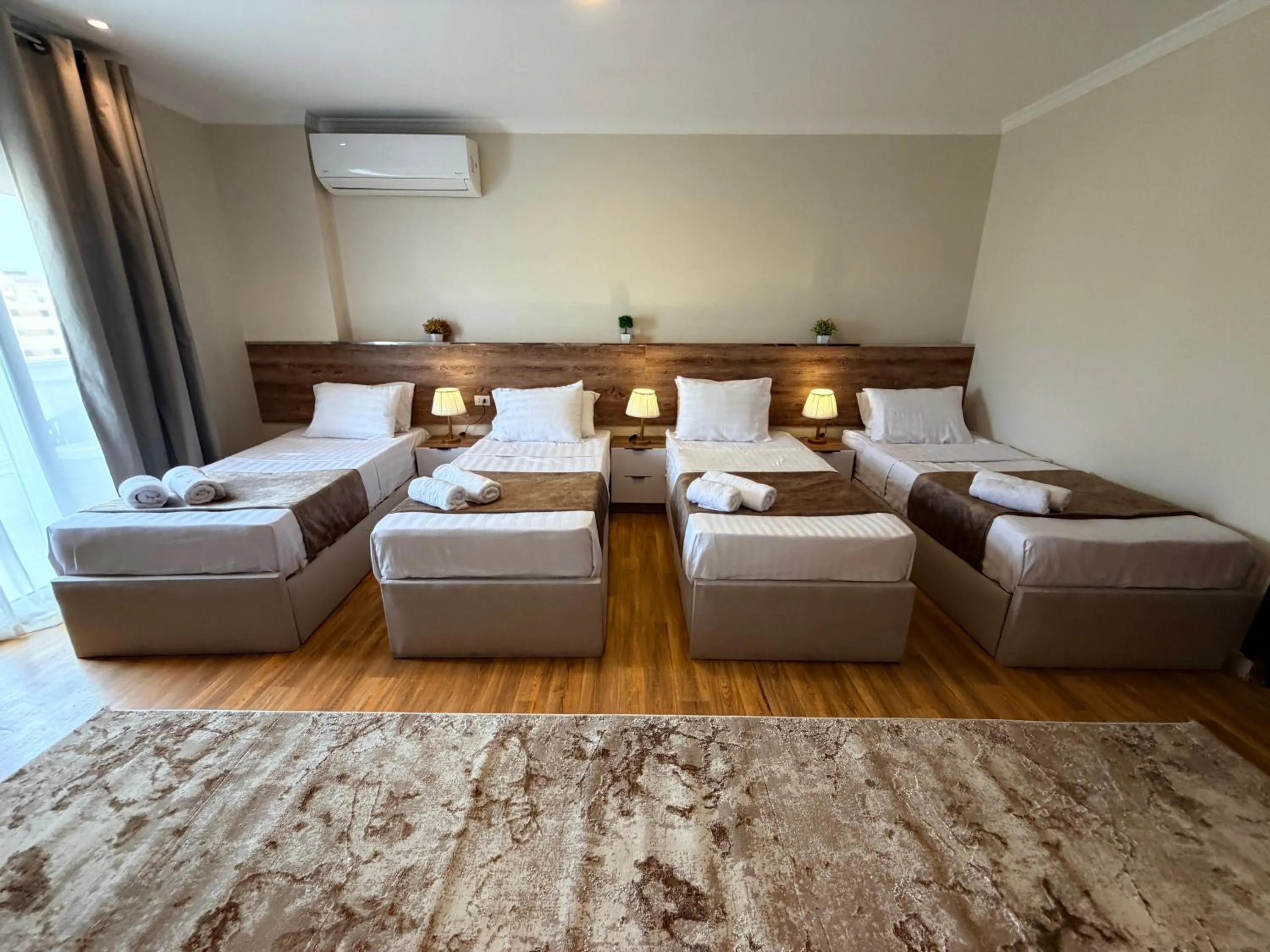 Bed in Eco green pyramids hotel