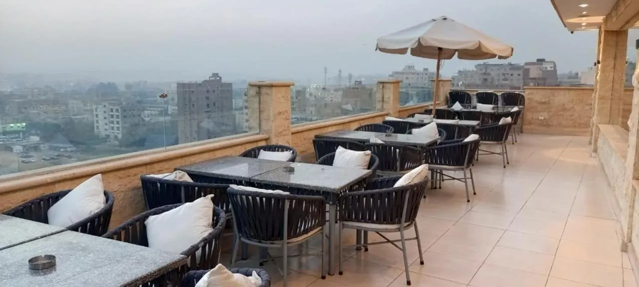 Balcony/Terrace in Eco green pyramids hotel