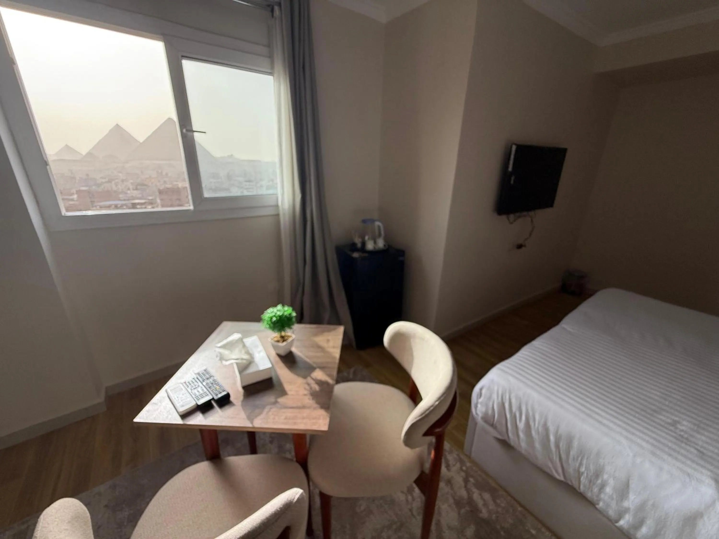 Bed in Eco green pyramids hotel