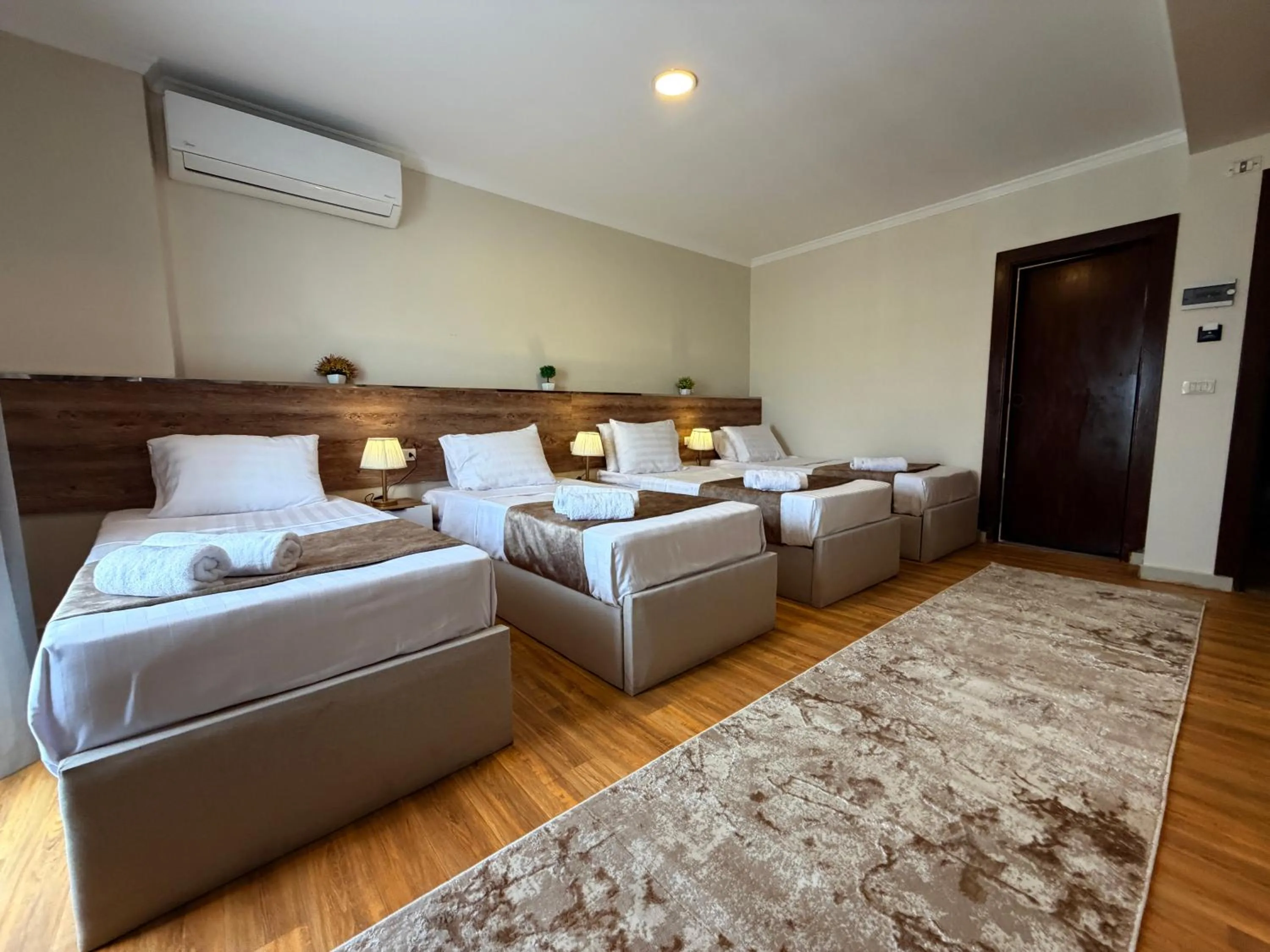 Bed in Eco green pyramids hotel