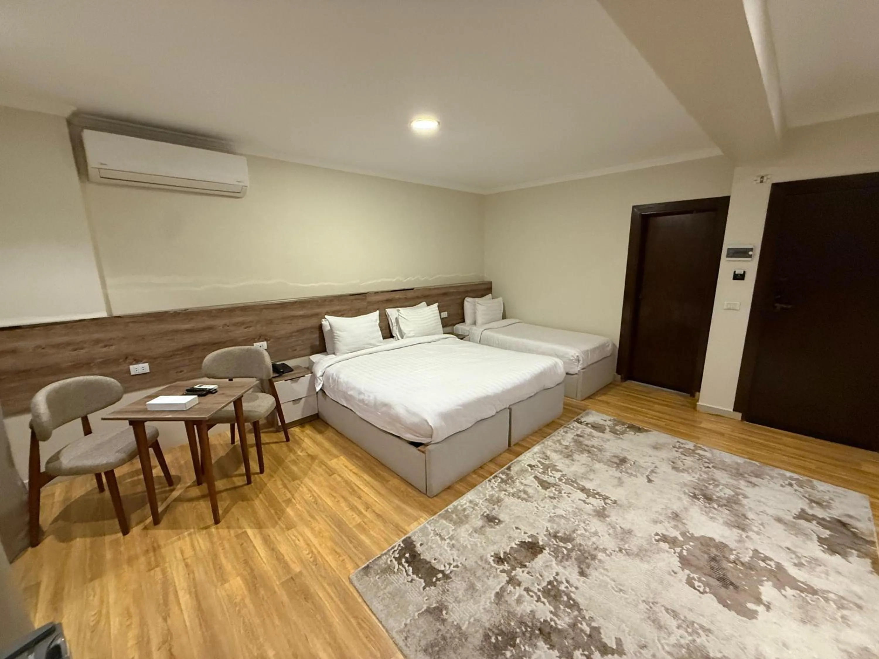 Bed in Eco green pyramids hotel