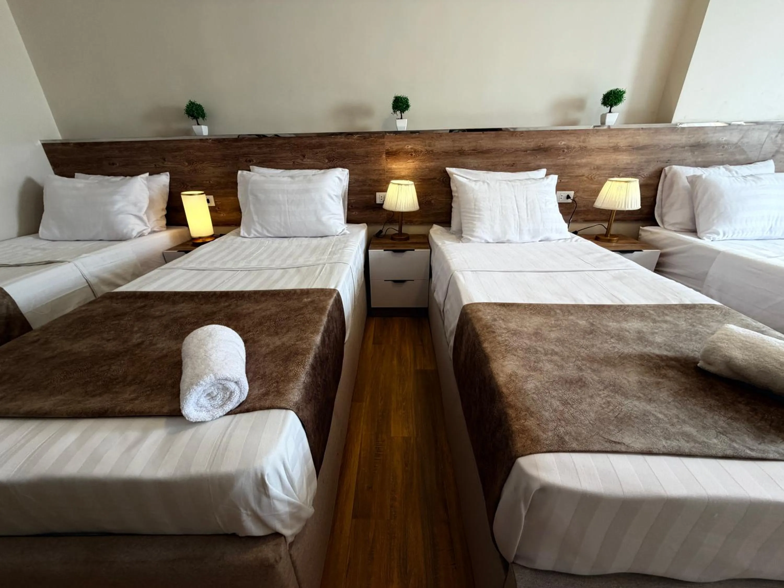 Bed in Eco green pyramids hotel