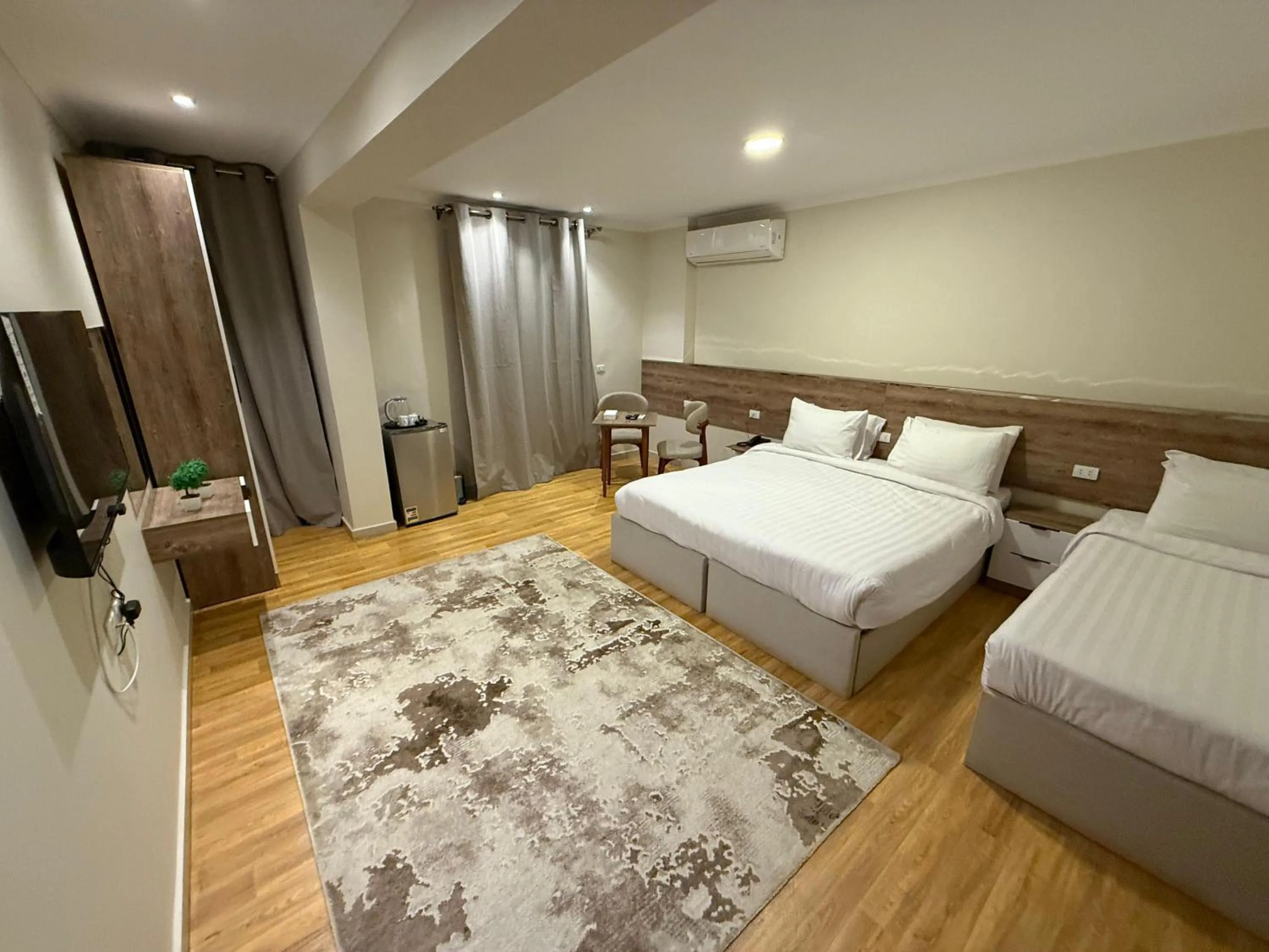 Bed in Eco green pyramids hotel