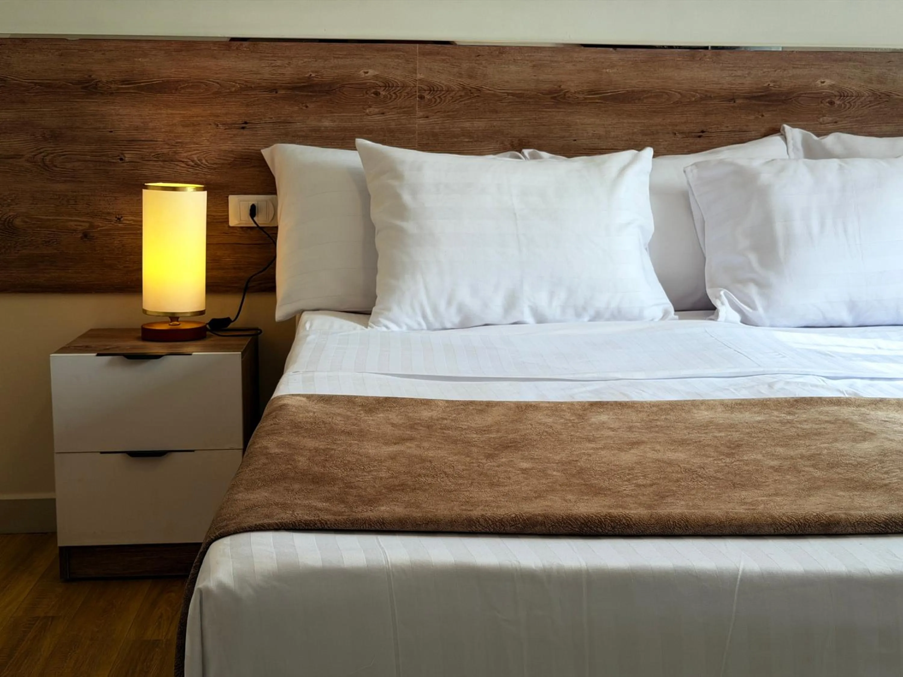 Bed in Eco green pyramids hotel