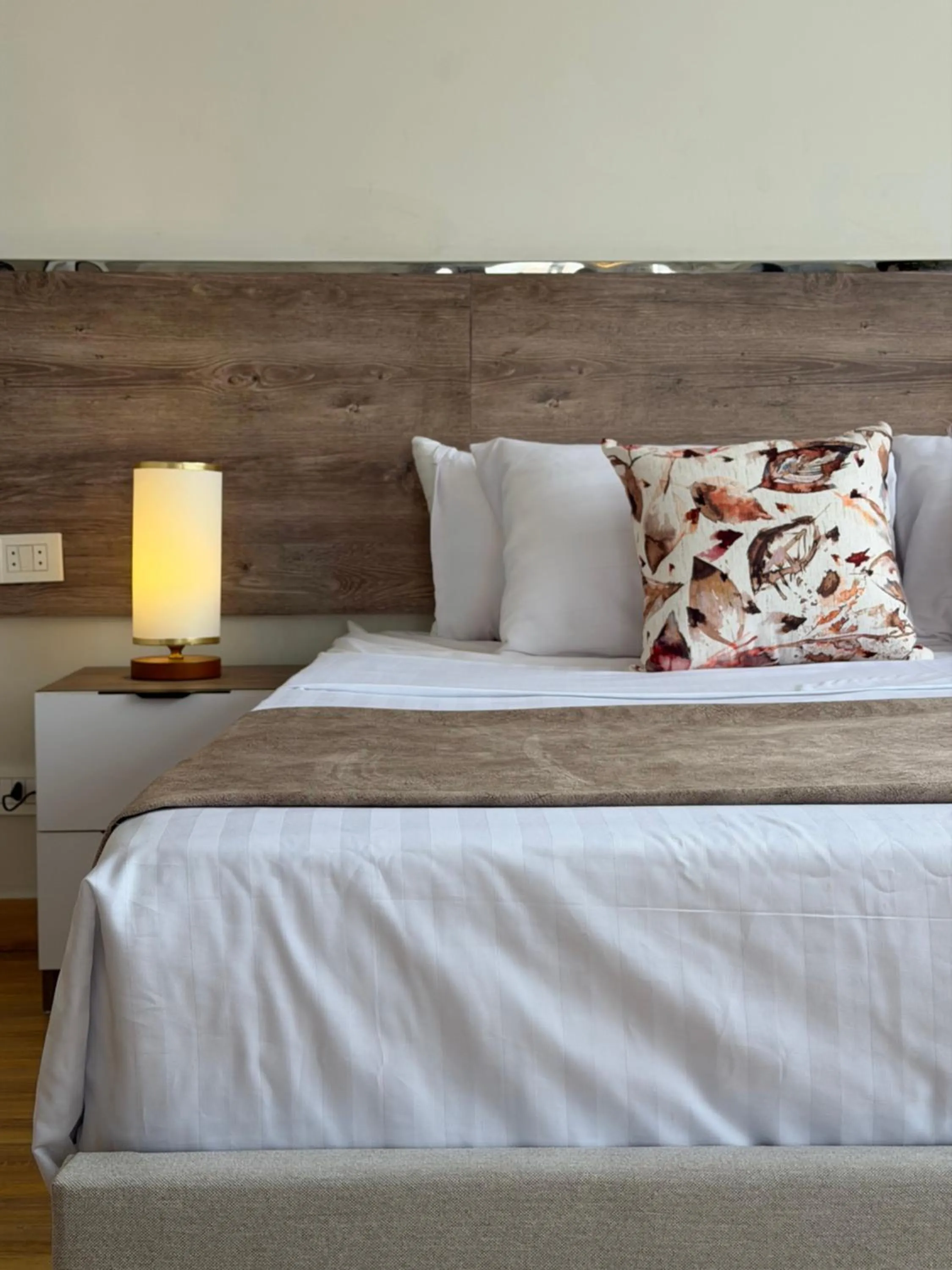 Bed in Eco green pyramids hotel