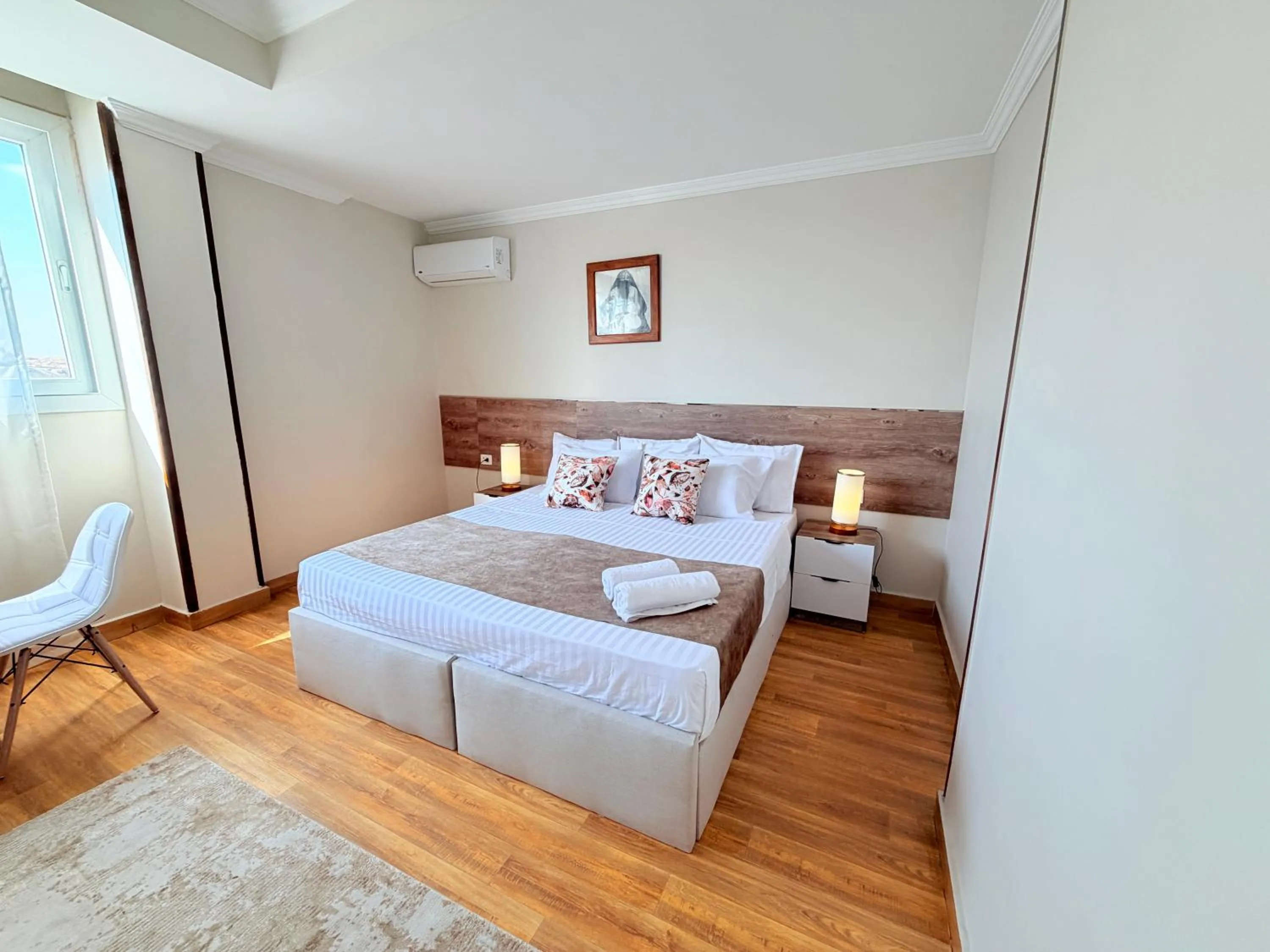 Bedroom, Bed in Eco green pyramids hotel