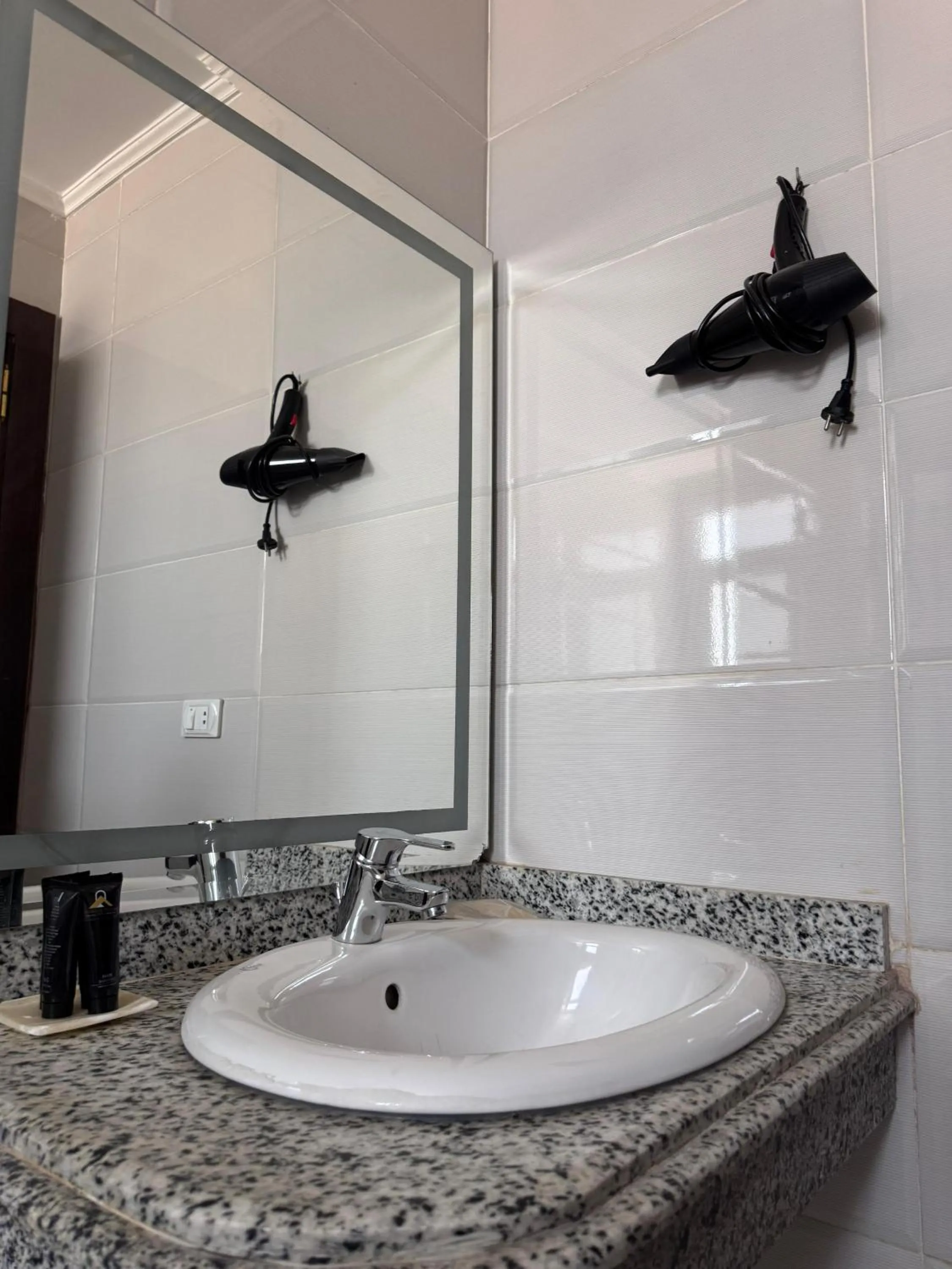 Shower in Eco green pyramids hotel