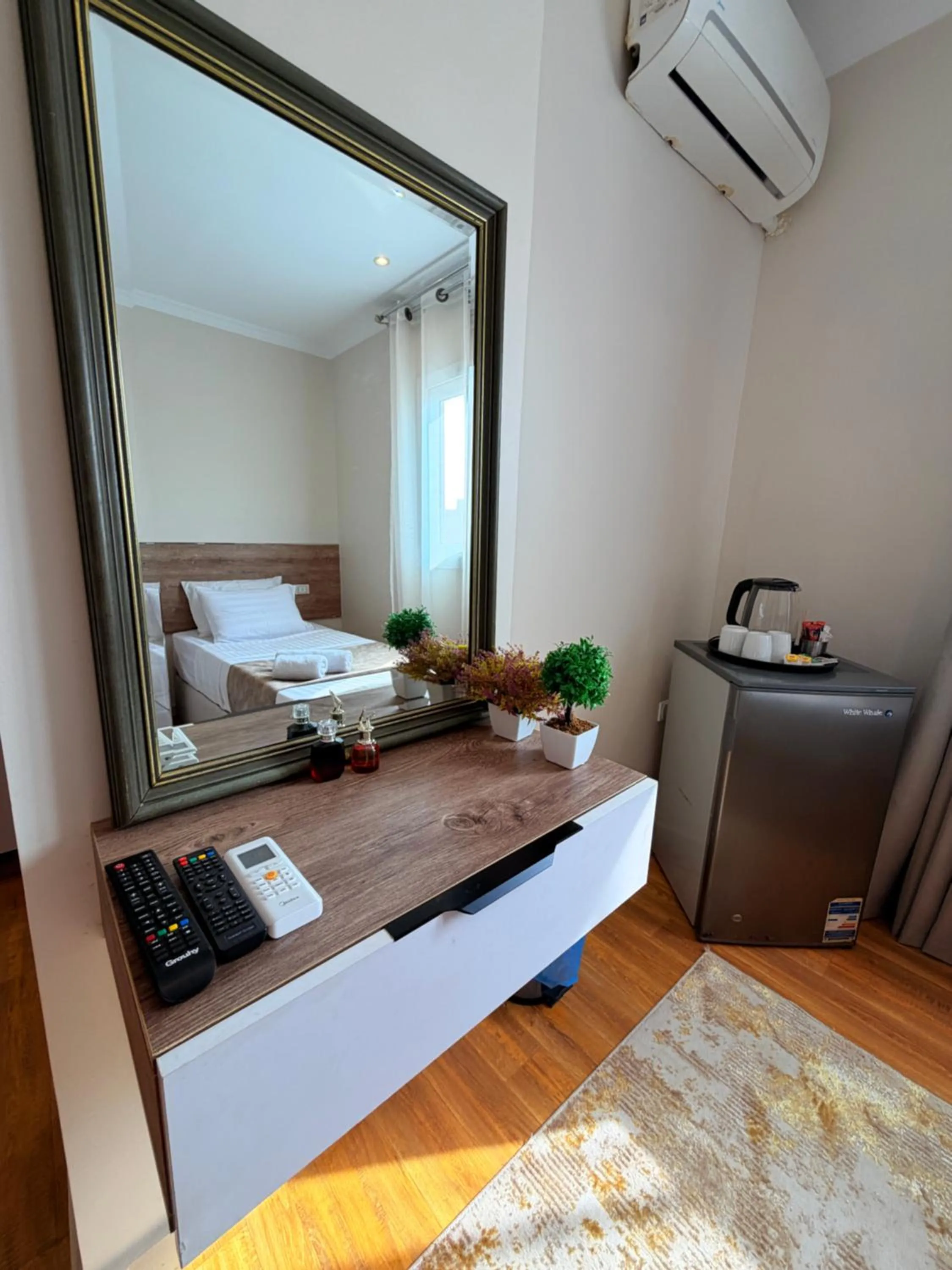 Bed in Eco green pyramids hotel