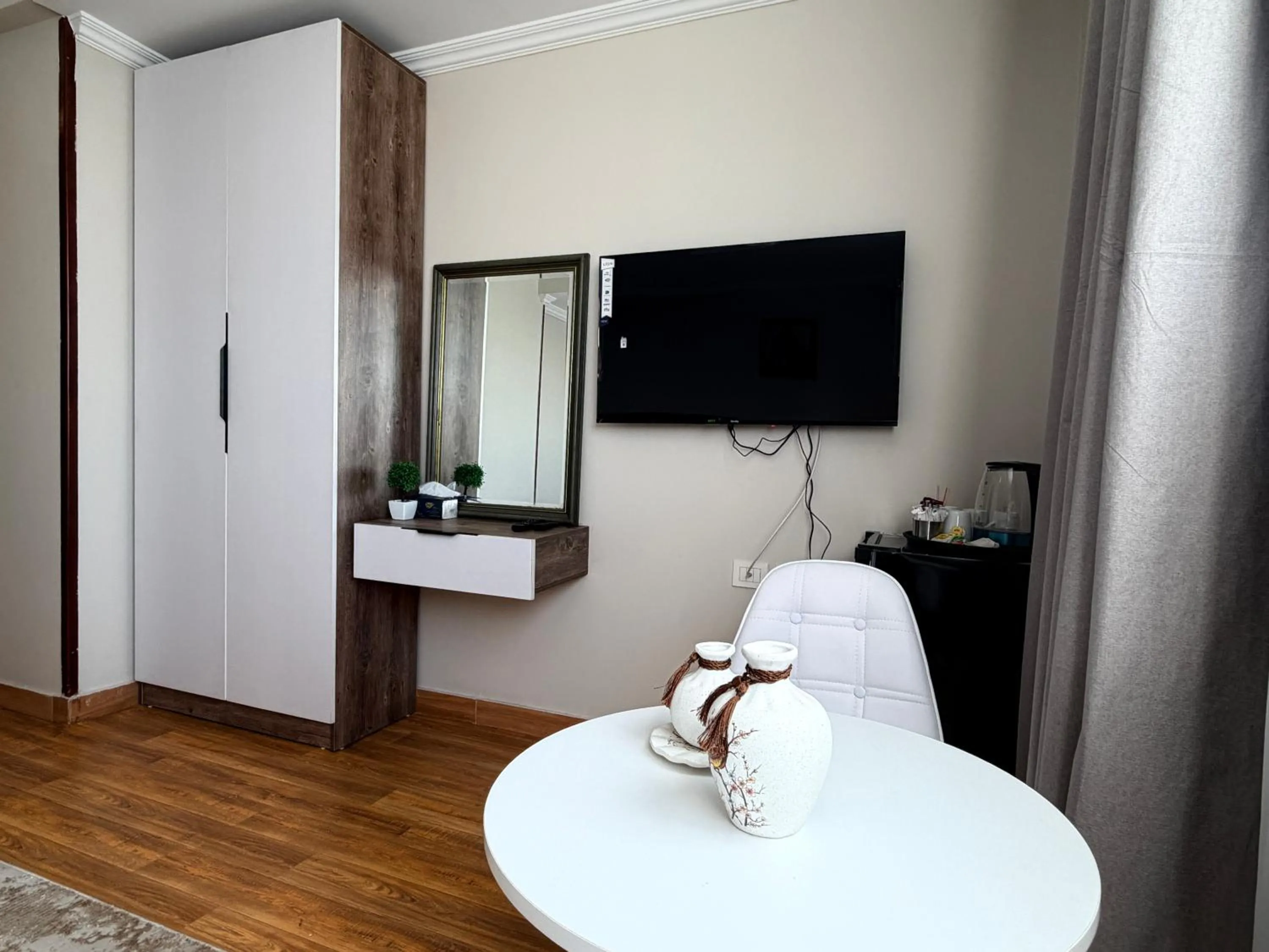 Bed in Eco green pyramids hotel