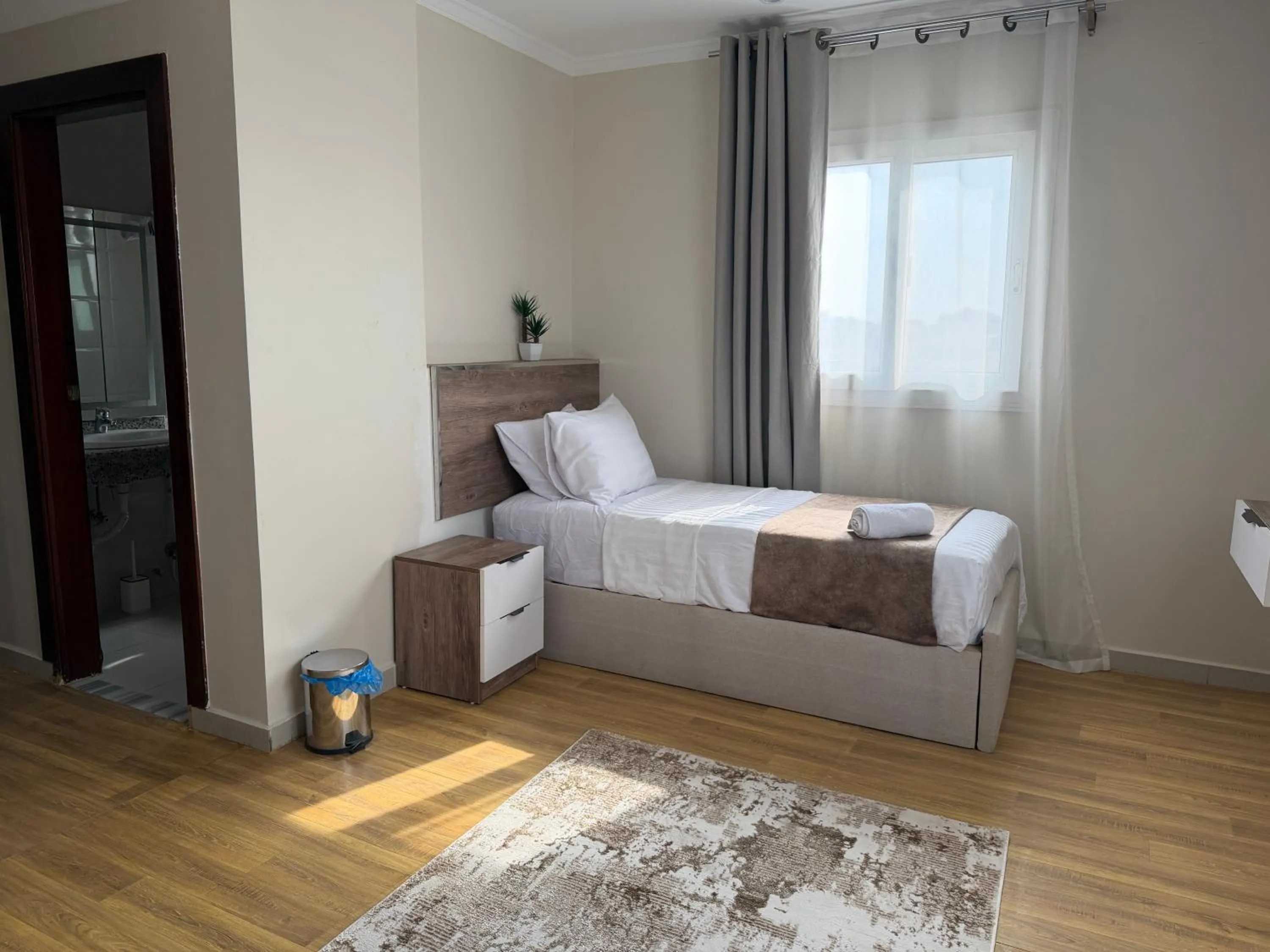 Bed in Eco green pyramids hotel