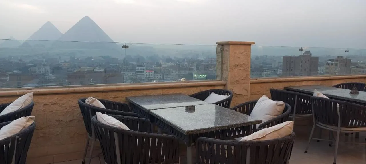 Natural landscape in Eco green pyramids hotel