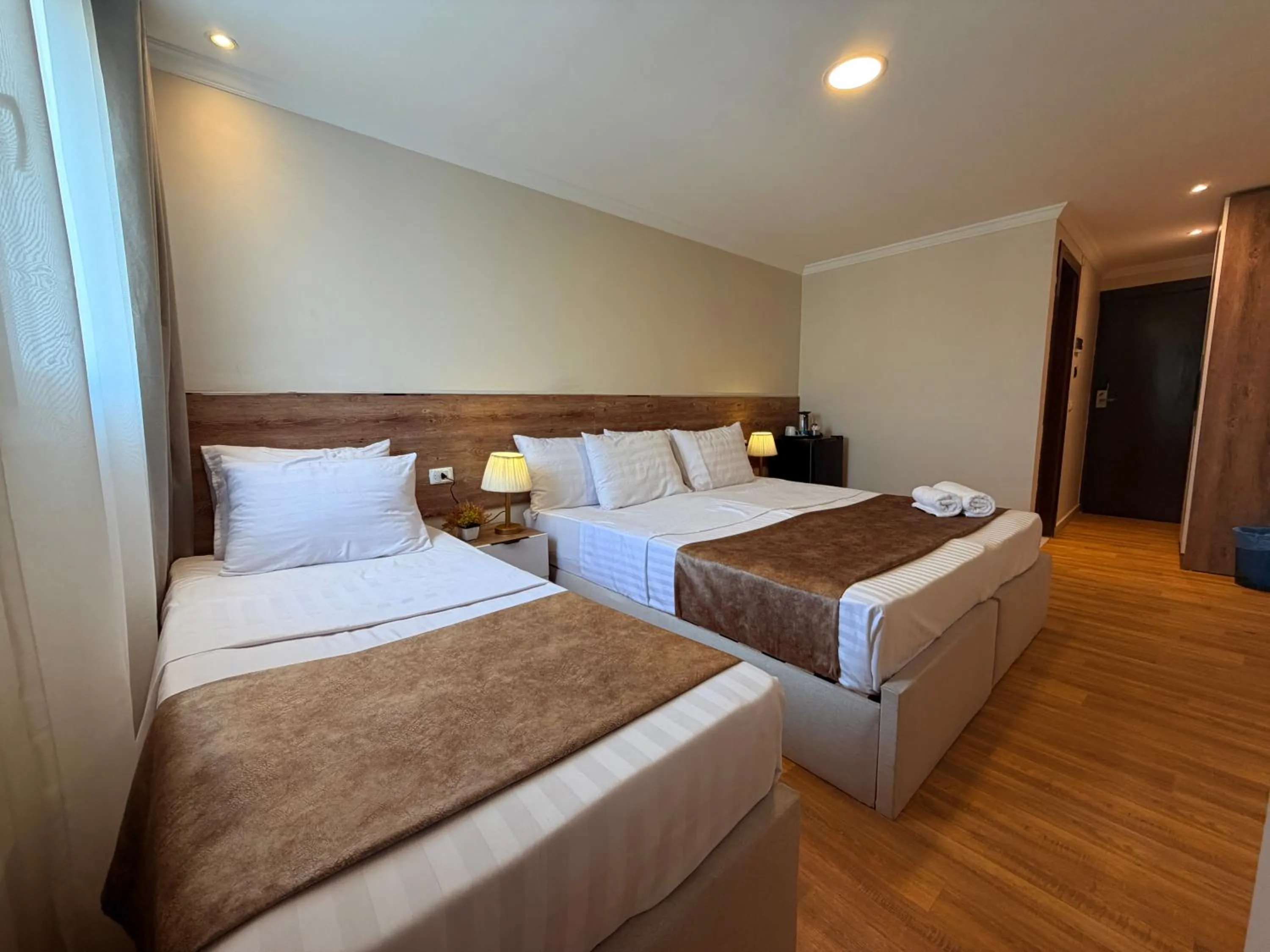 Bed in Eco green pyramids hotel