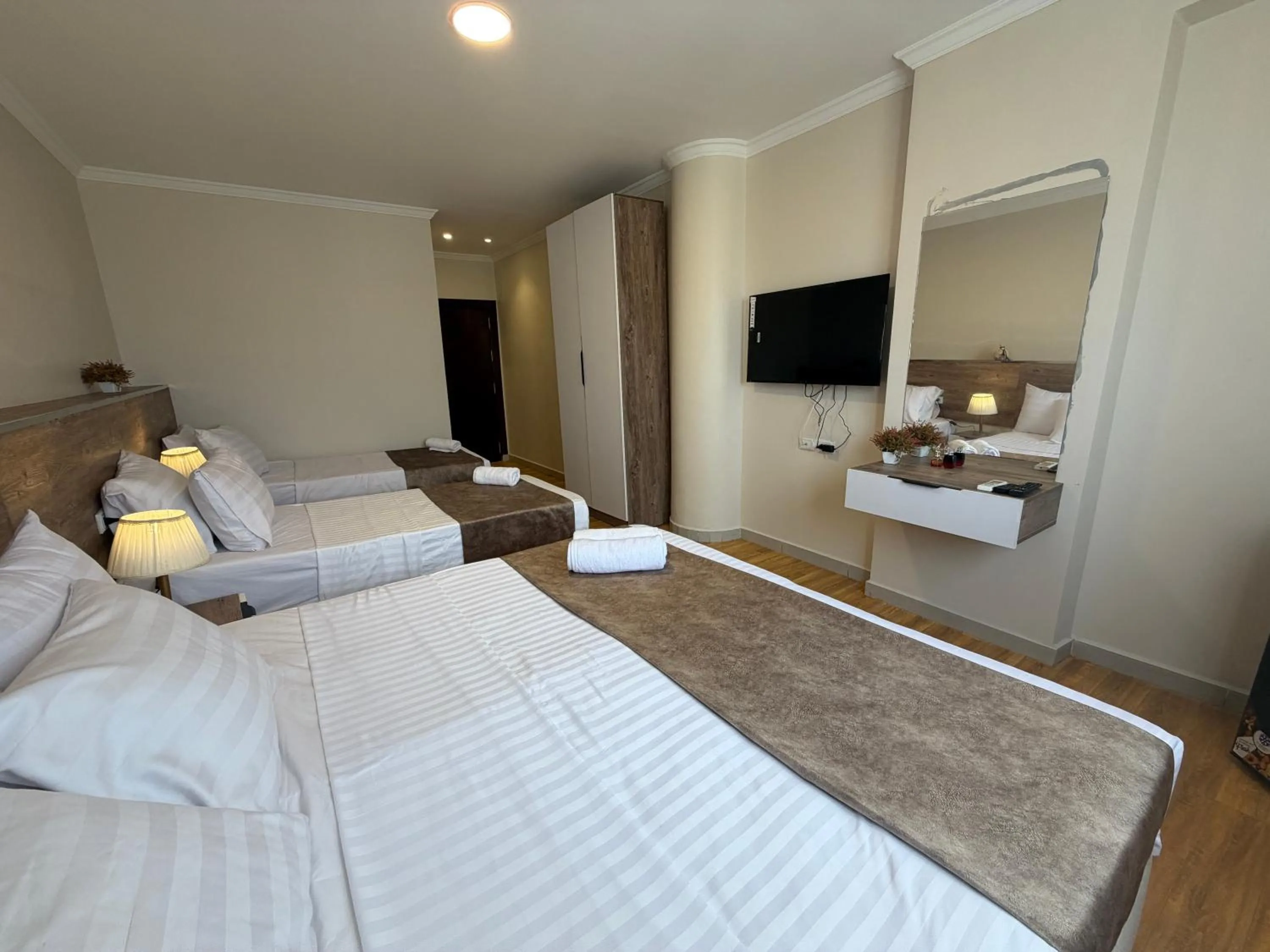 Bed in Eco green pyramids hotel