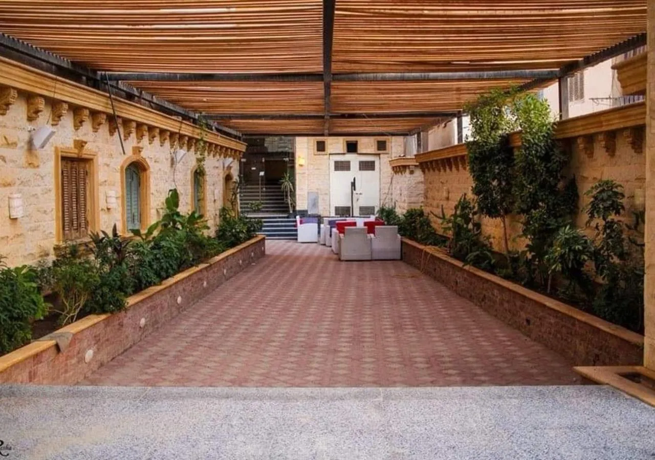 Property building in Eco green pyramids hotel