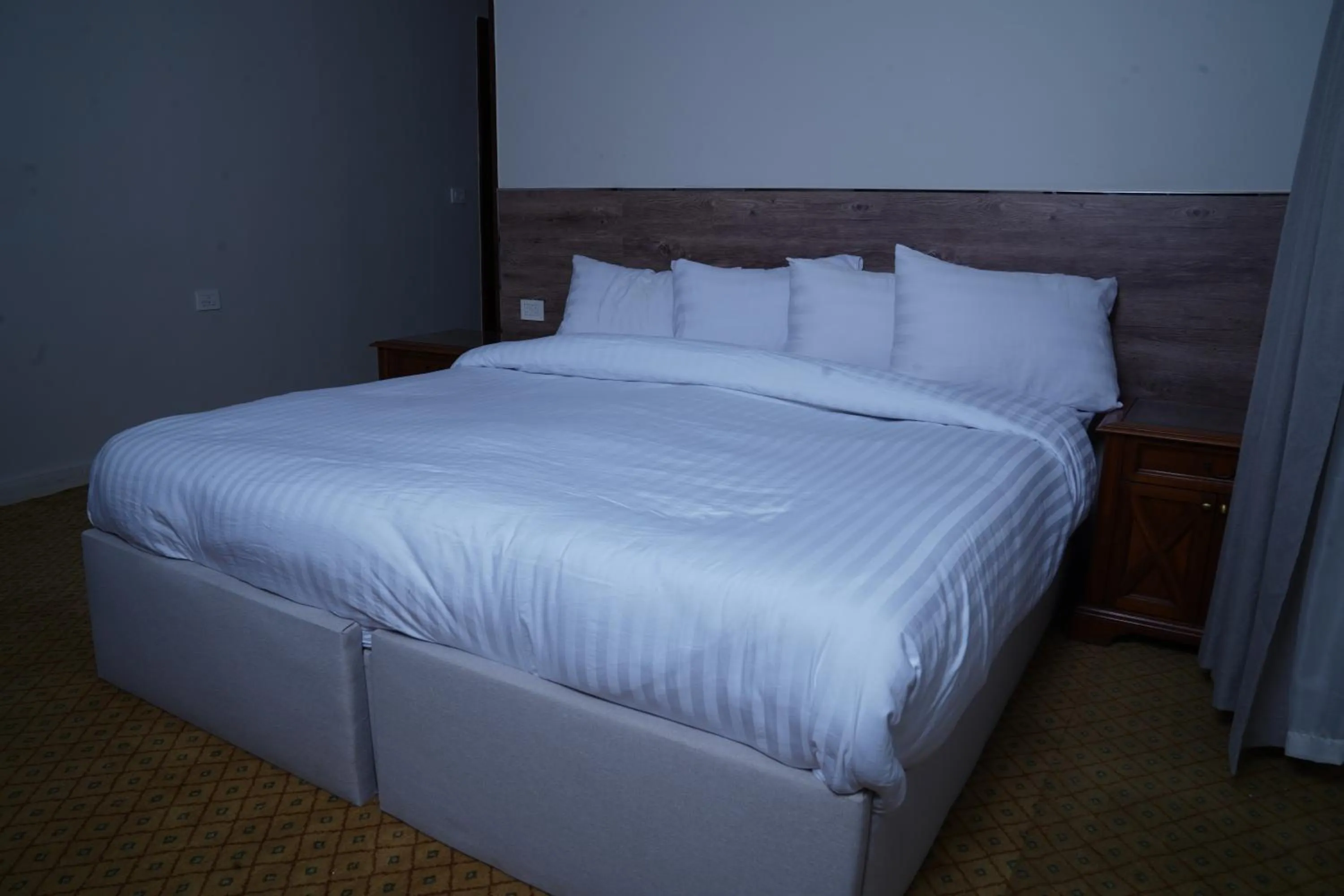 Bed in Eco green pyramids hotel