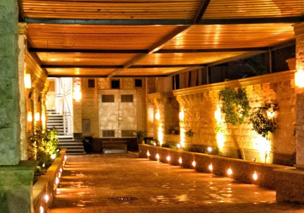 Night in Eco green pyramids hotel