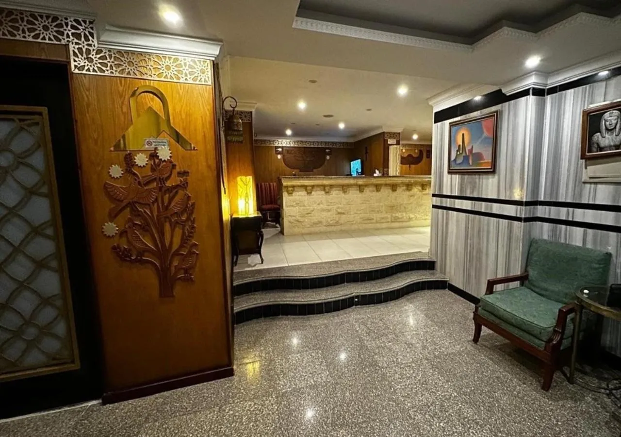 Lobby or reception in Eco green pyramids hotel