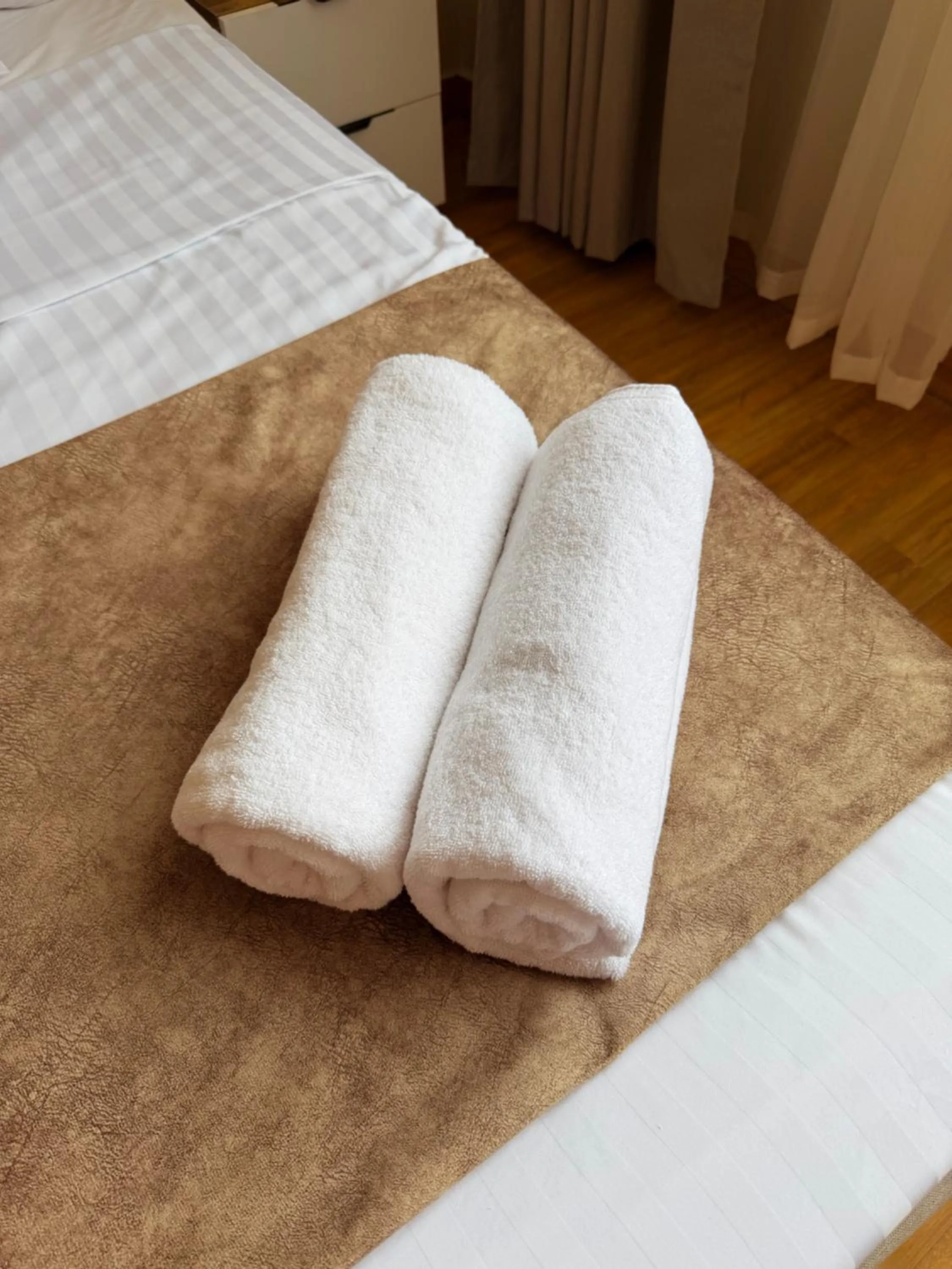 Bed in Eco green pyramids hotel