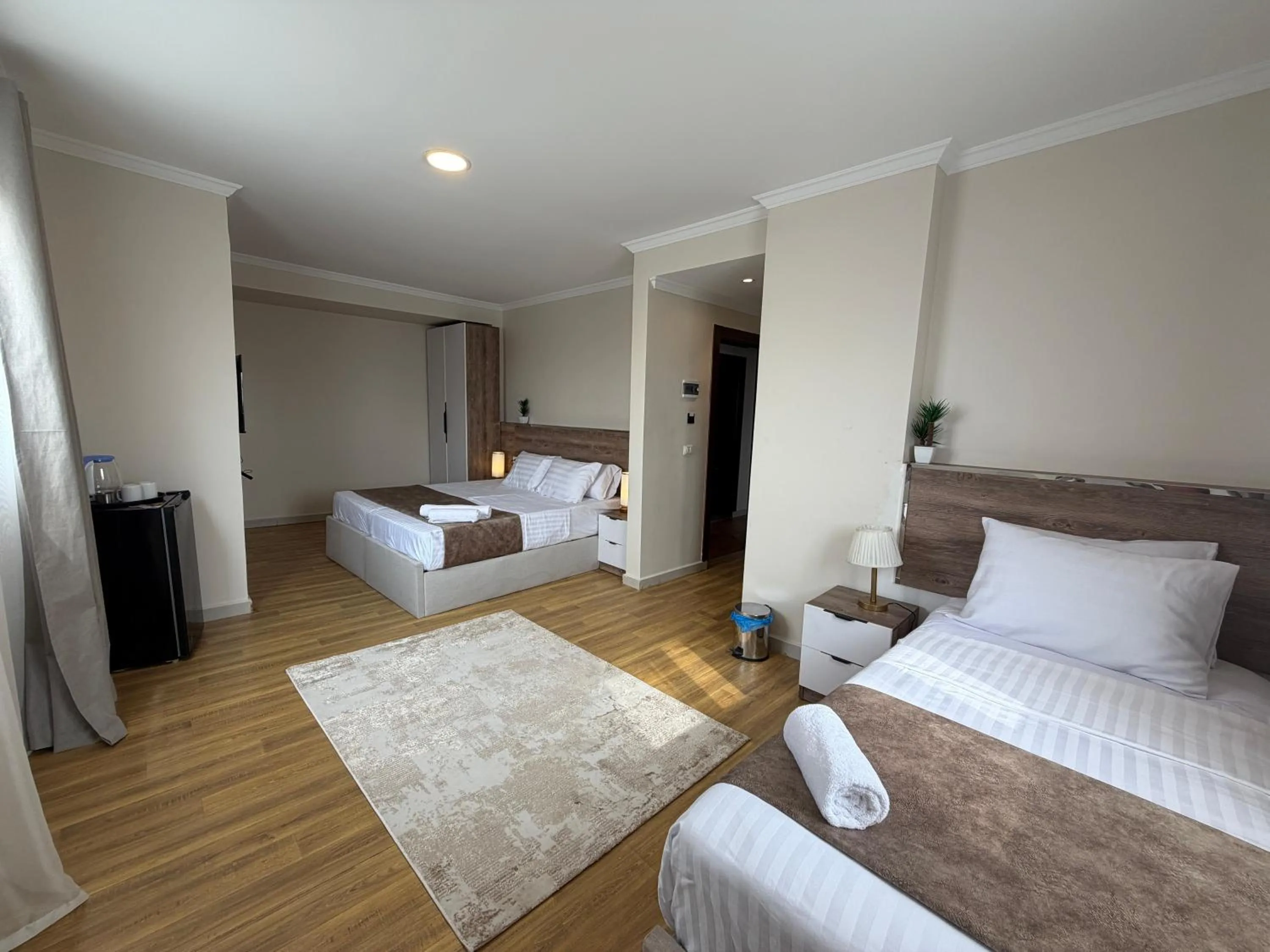 Bed in Eco green pyramids hotel