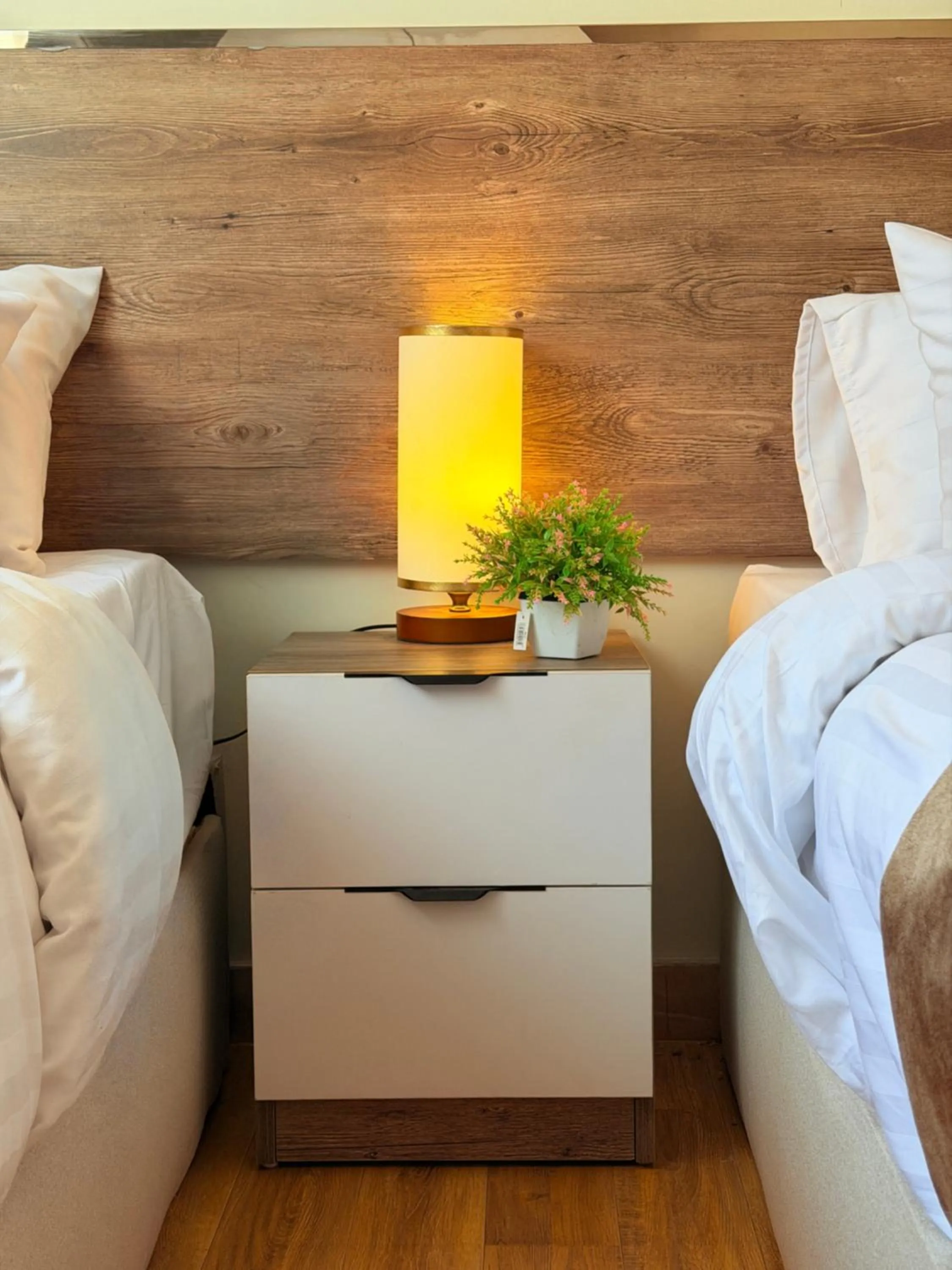 Bed in Eco green pyramids hotel