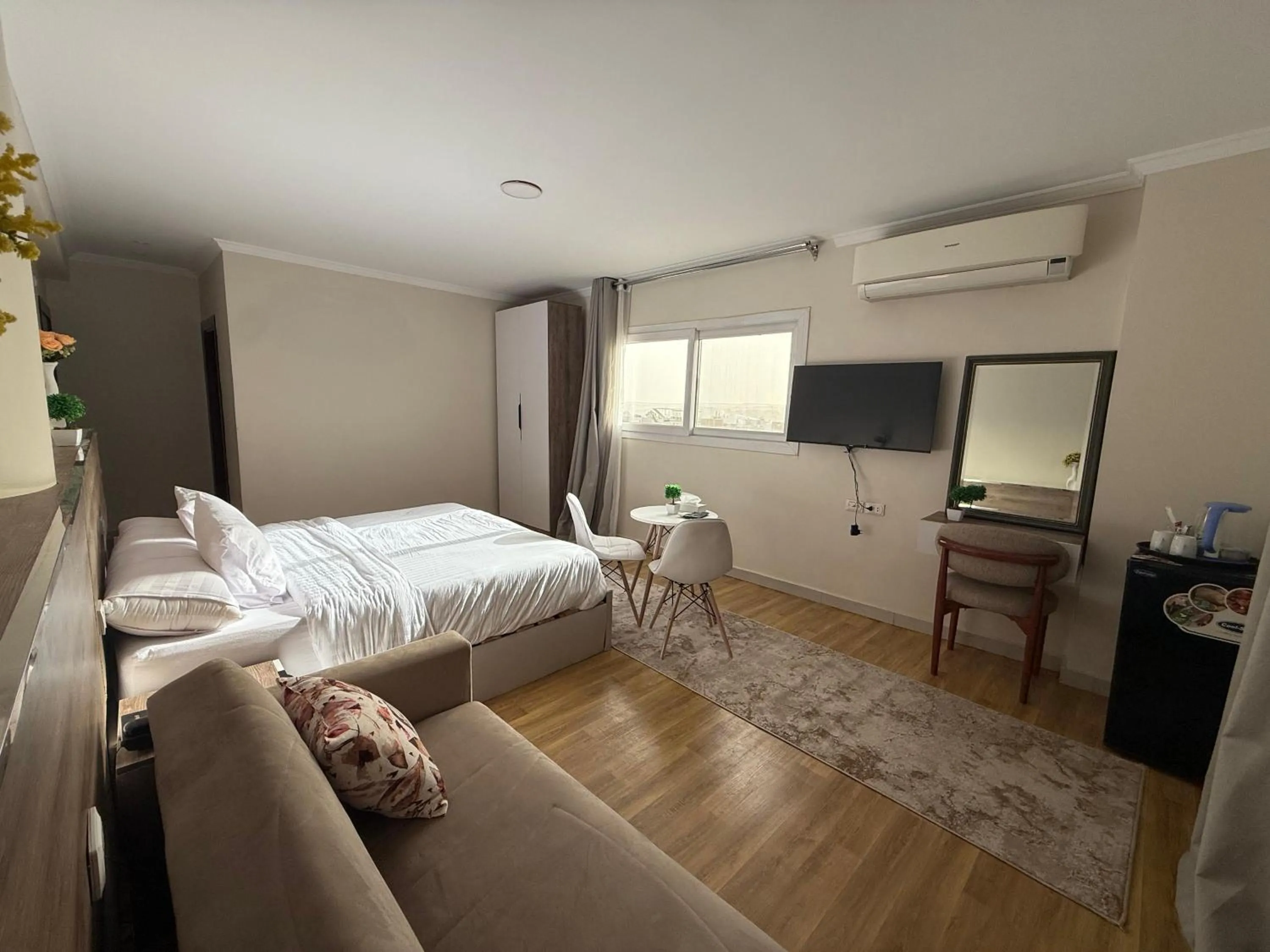 Bed in Eco green pyramids hotel