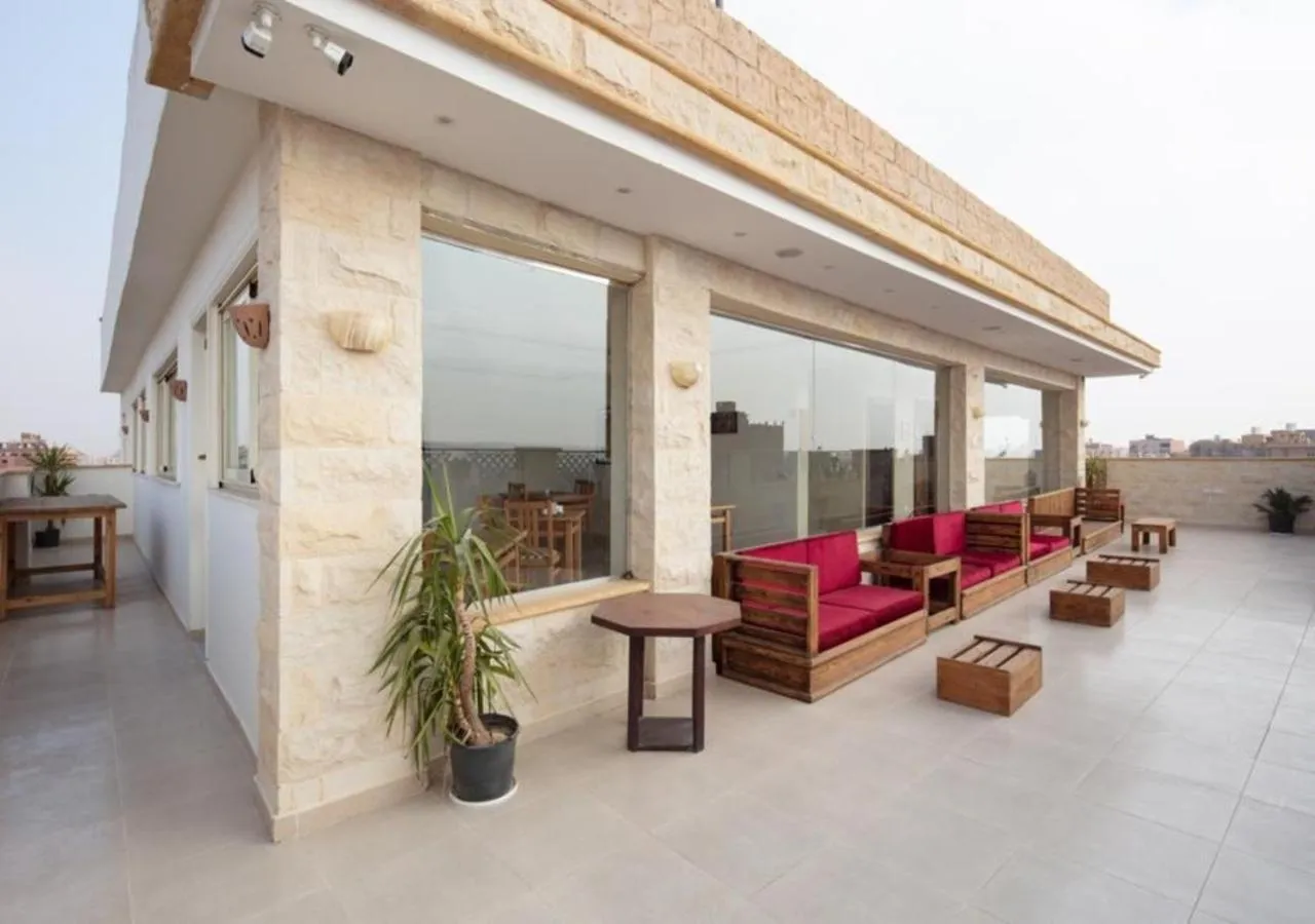 Property building in Eco green pyramids hotel