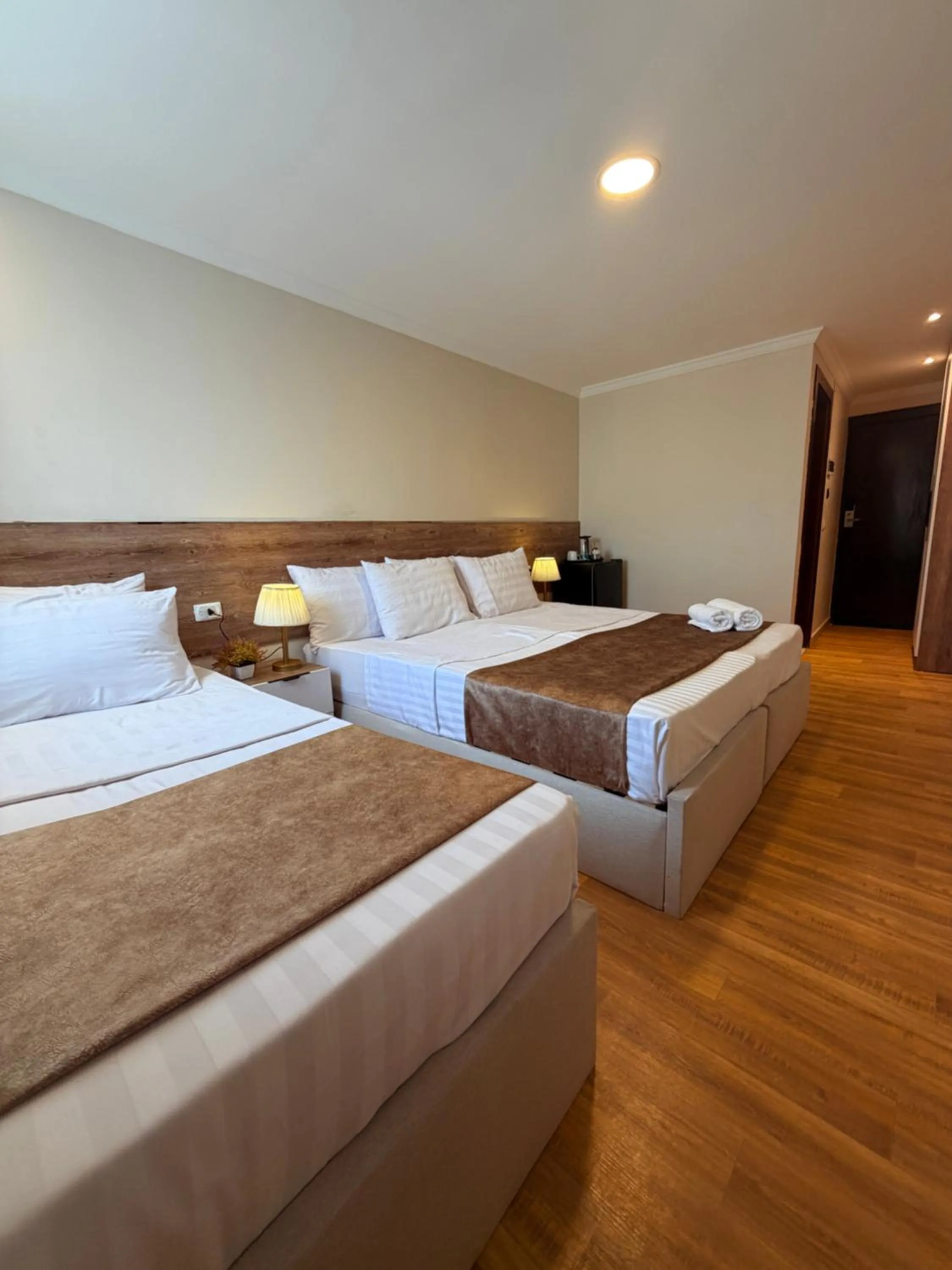 Bed in Eco green pyramids hotel