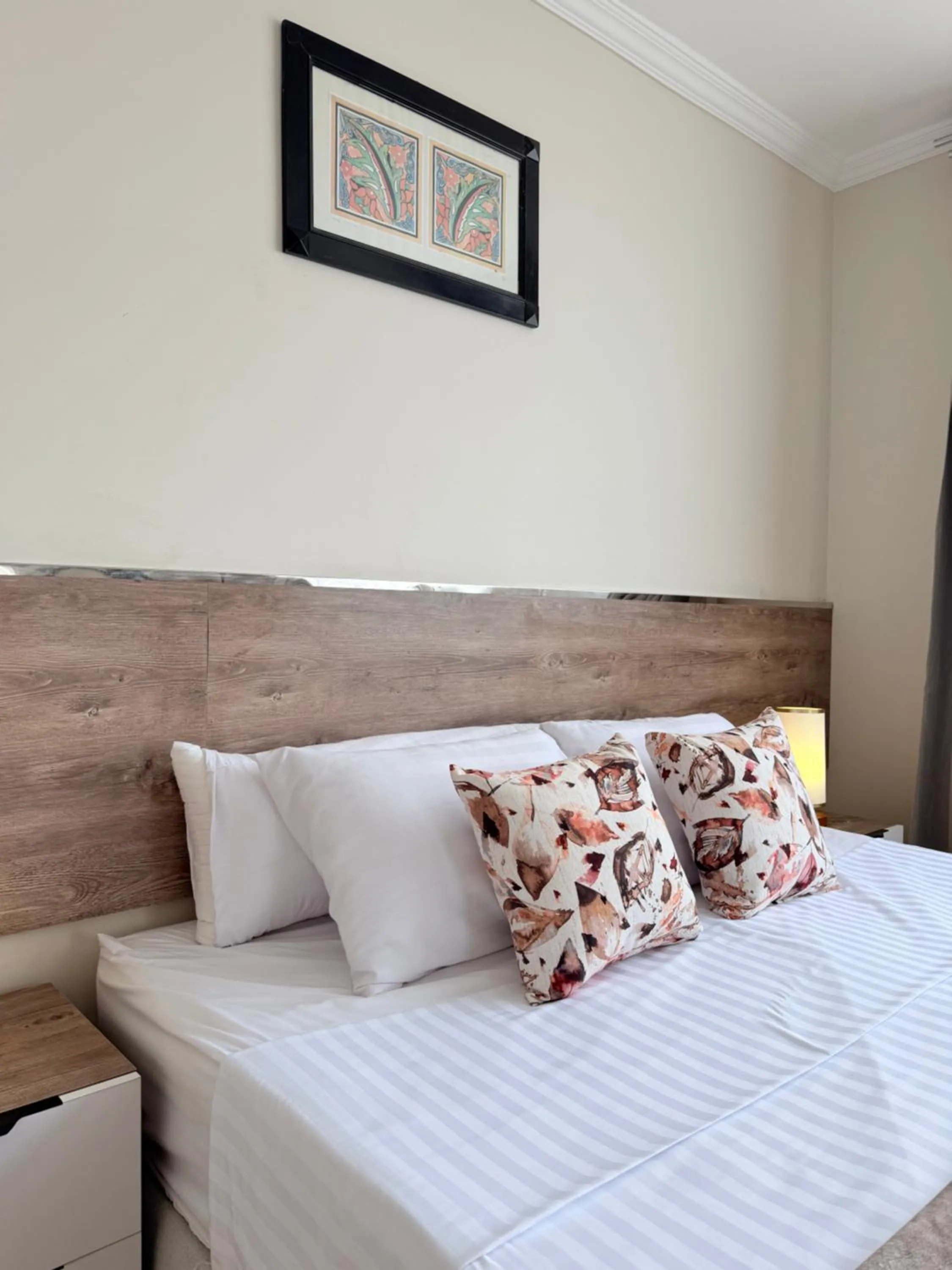 Bed in Eco green pyramids hotel