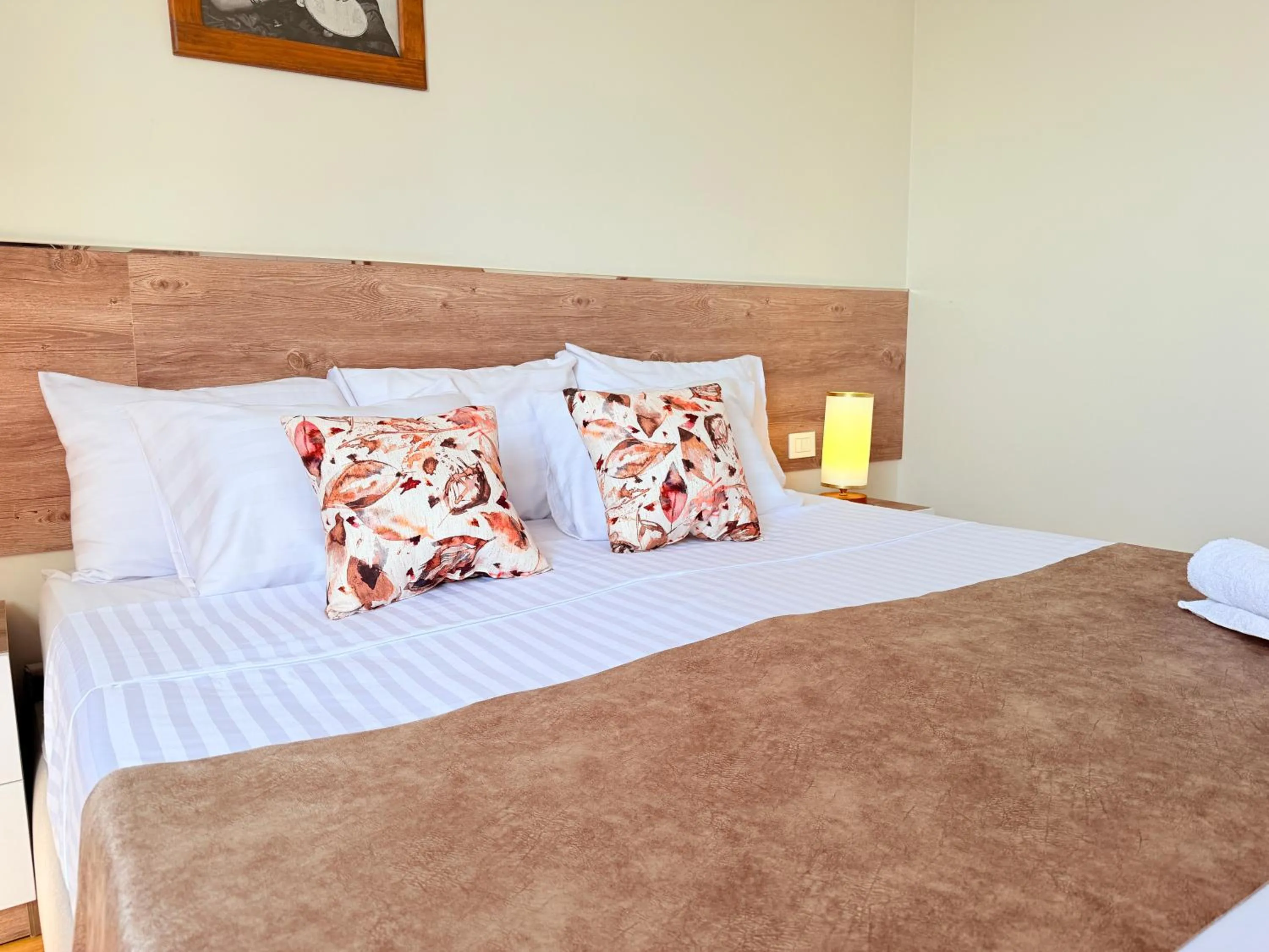 Bed in Eco green pyramids hotel