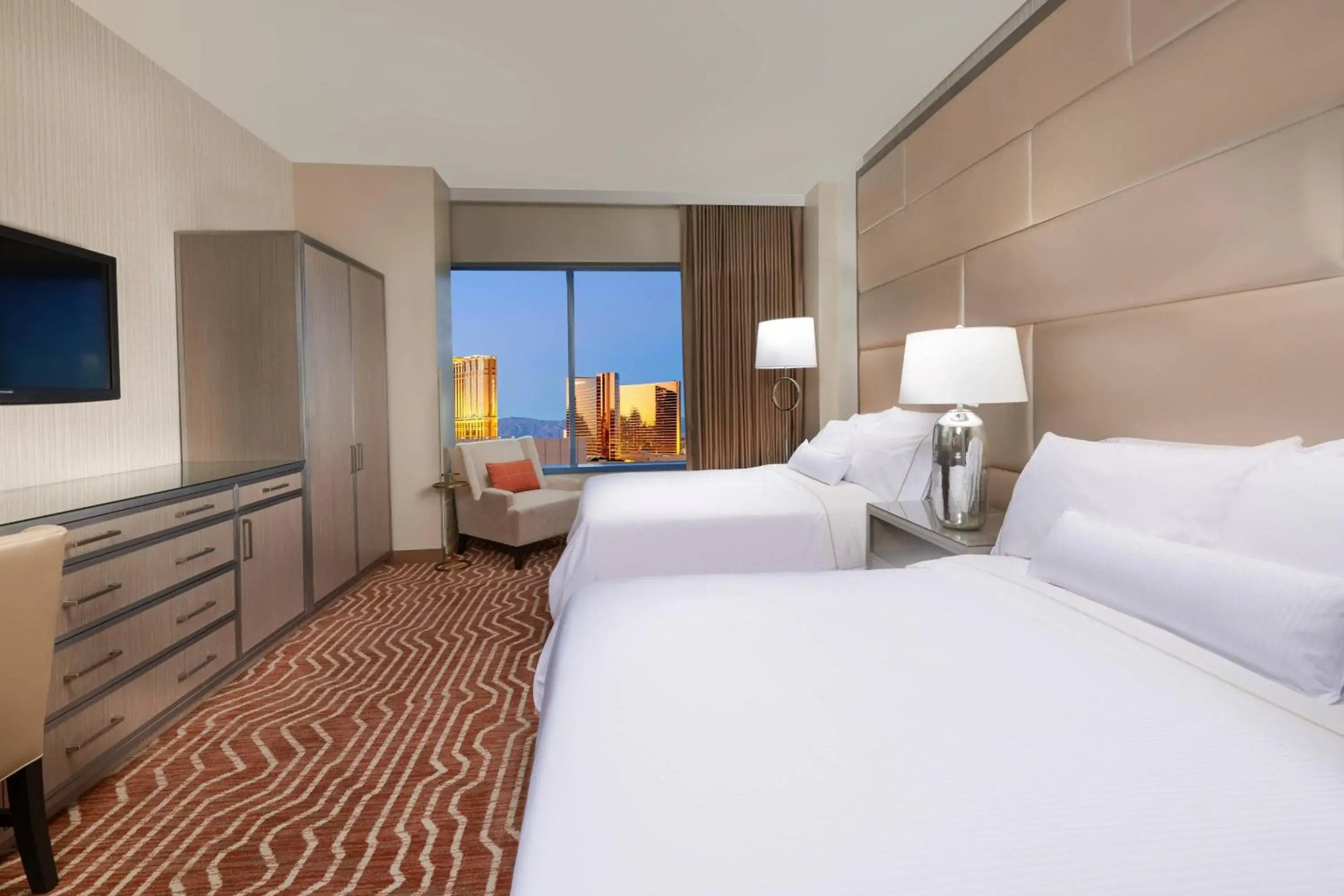 Deluxe 2 Double Beds, Guest room, 2 Double, City view in The Westin Las Vegas Hotel & Spa Deluxe 2 Double Beds, Guest room, 2 Double, City view in The Westin Las Vegas Hotel & Spa