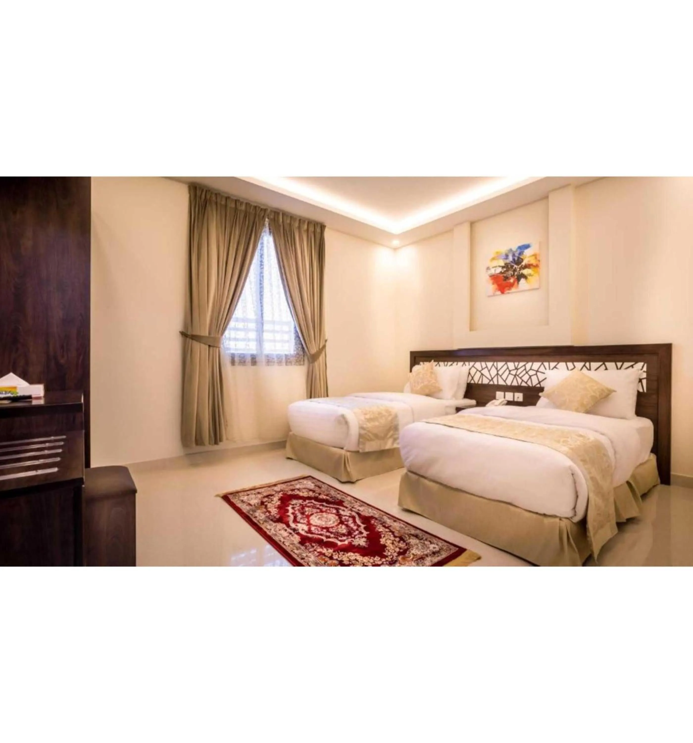 View (from property/room), Bed in Palette Pearl Suites & Apartments