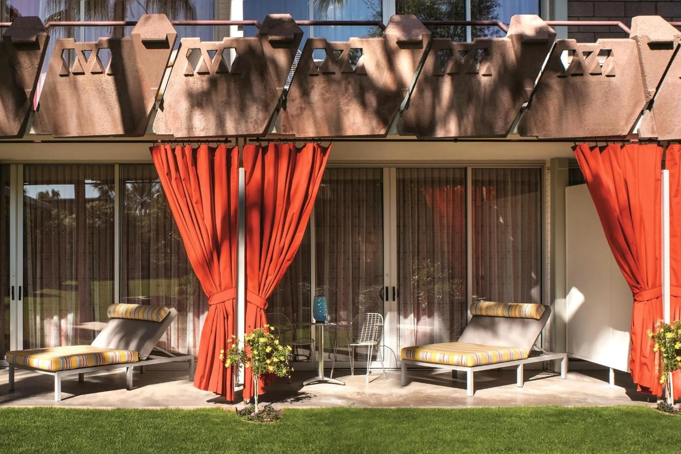 Patio in Hotel Valley Ho