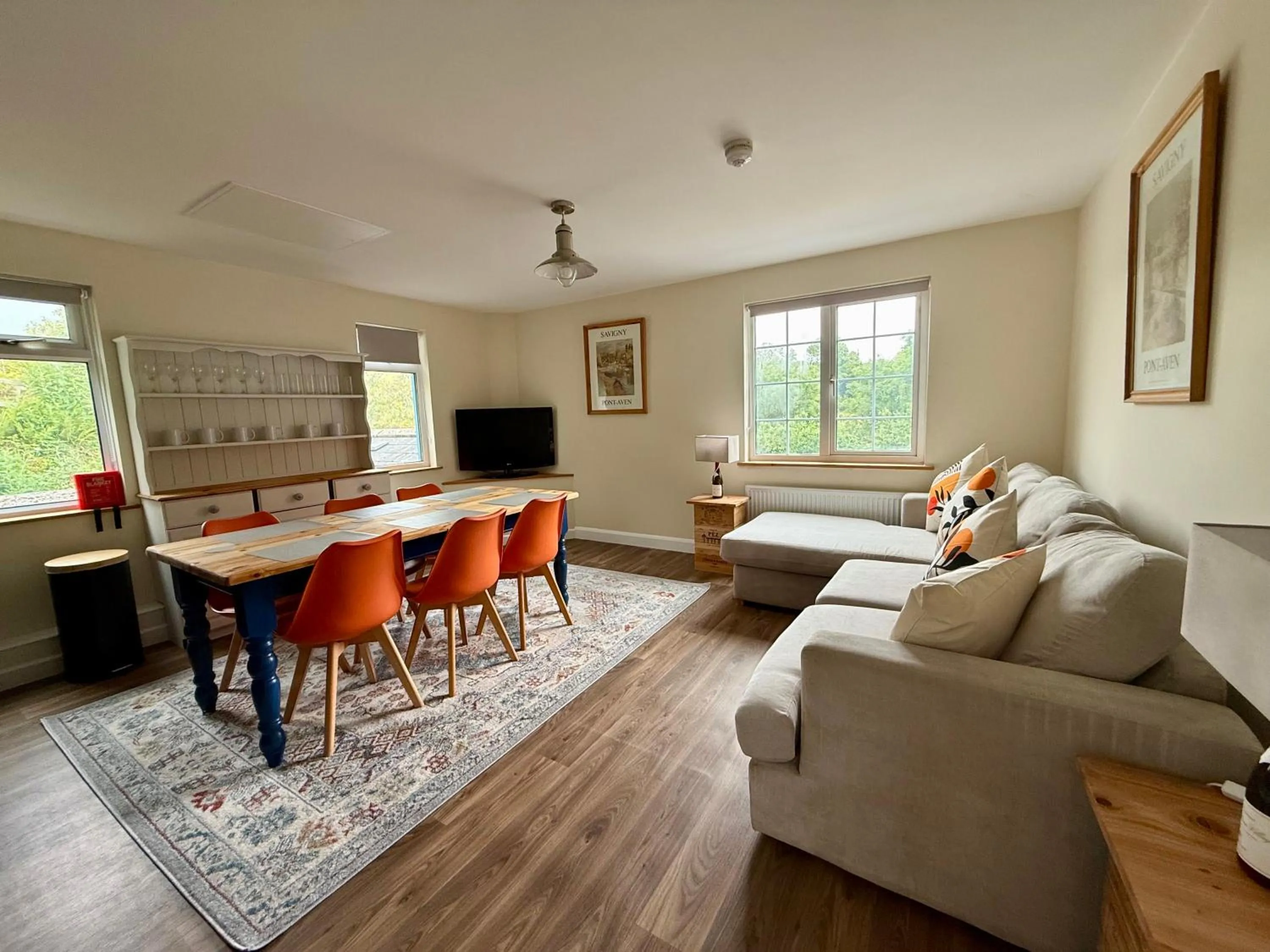 Living room in Trengilly Wartha Inn