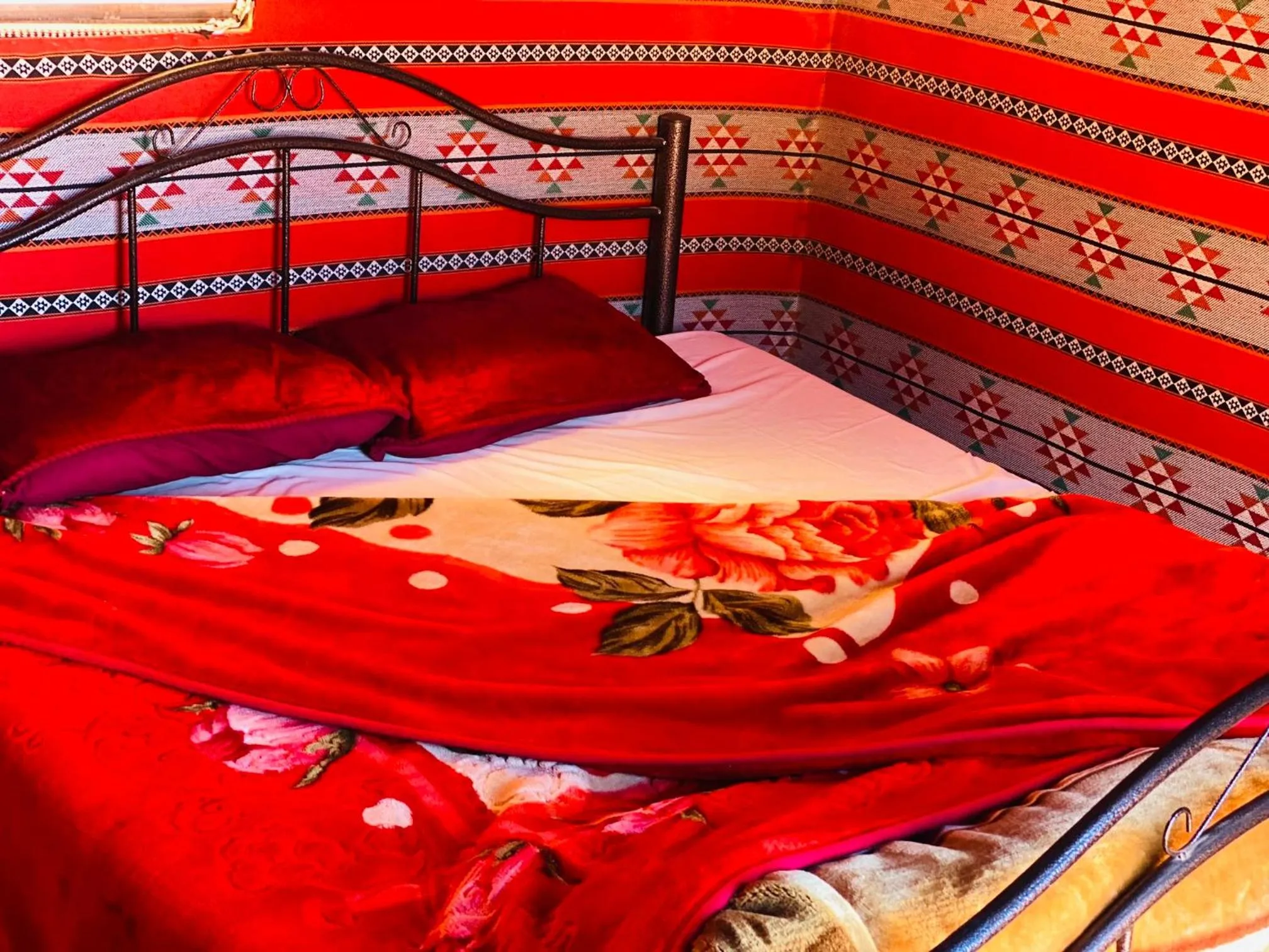Bed in Wadi Rum Desert Dreams