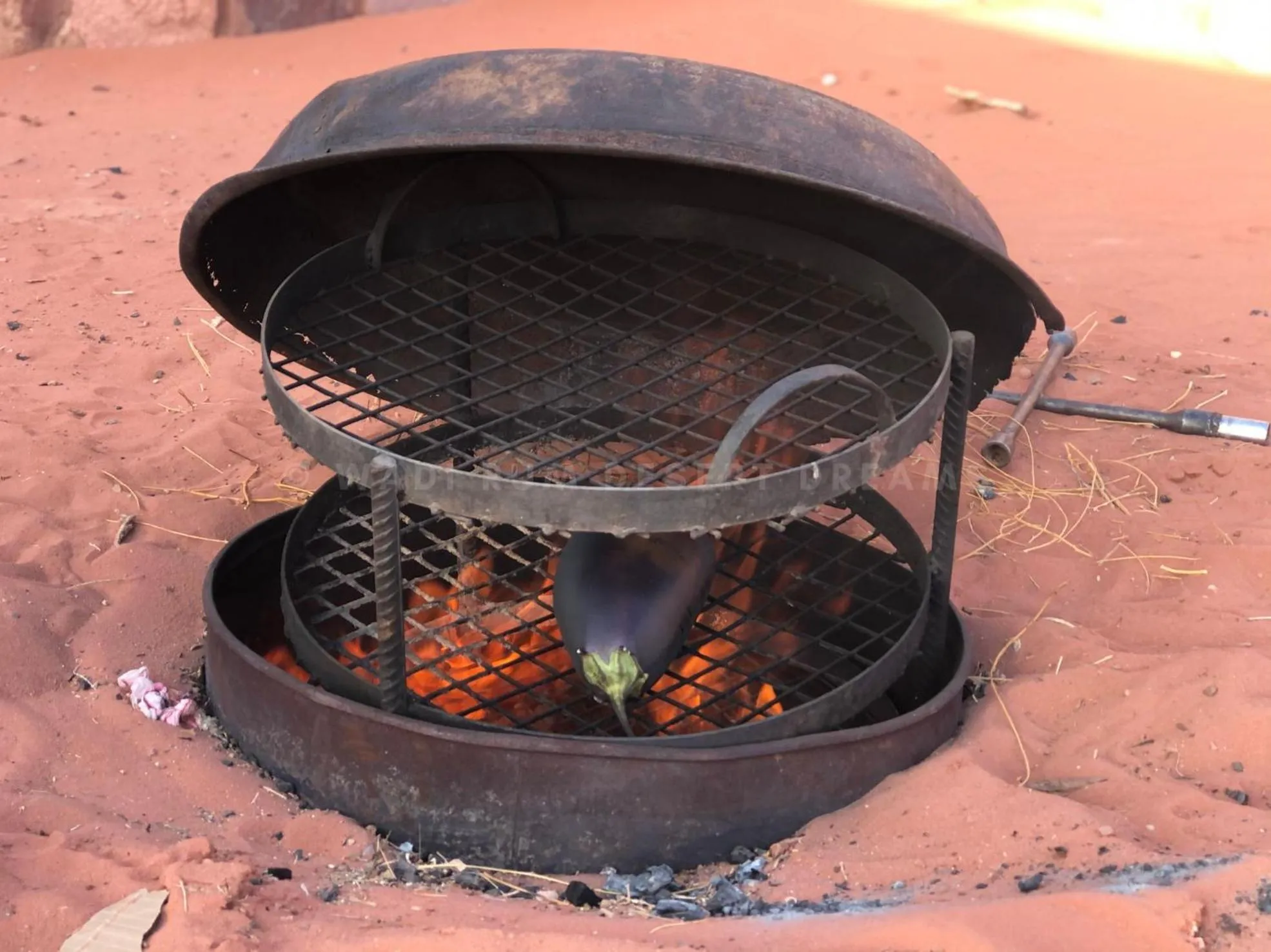 Food close-up in Wadi Rum Desert Dreams