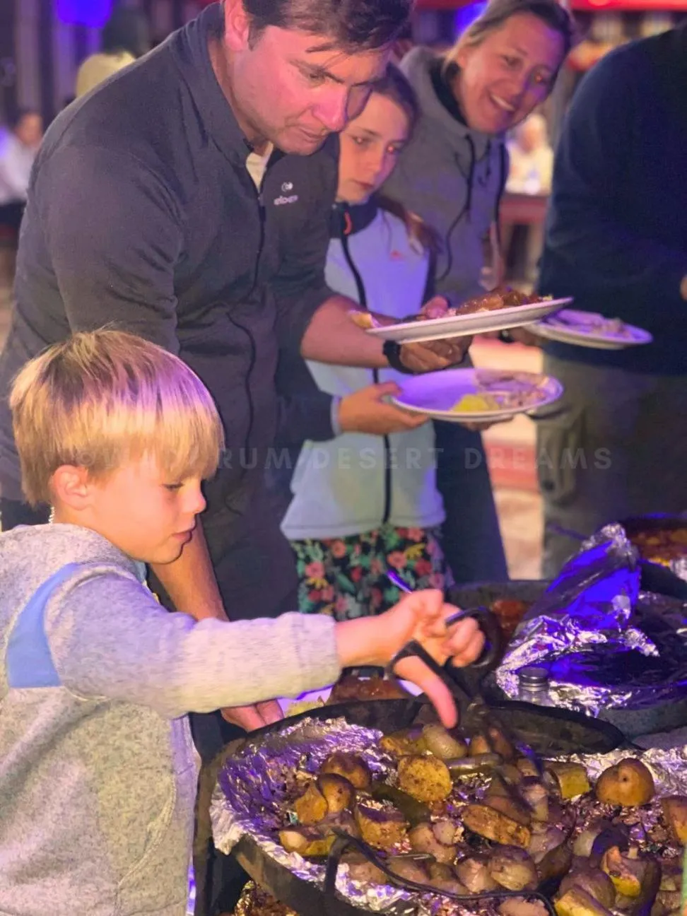 Restaurant/places to eat in Wadi Rum Desert Dreams