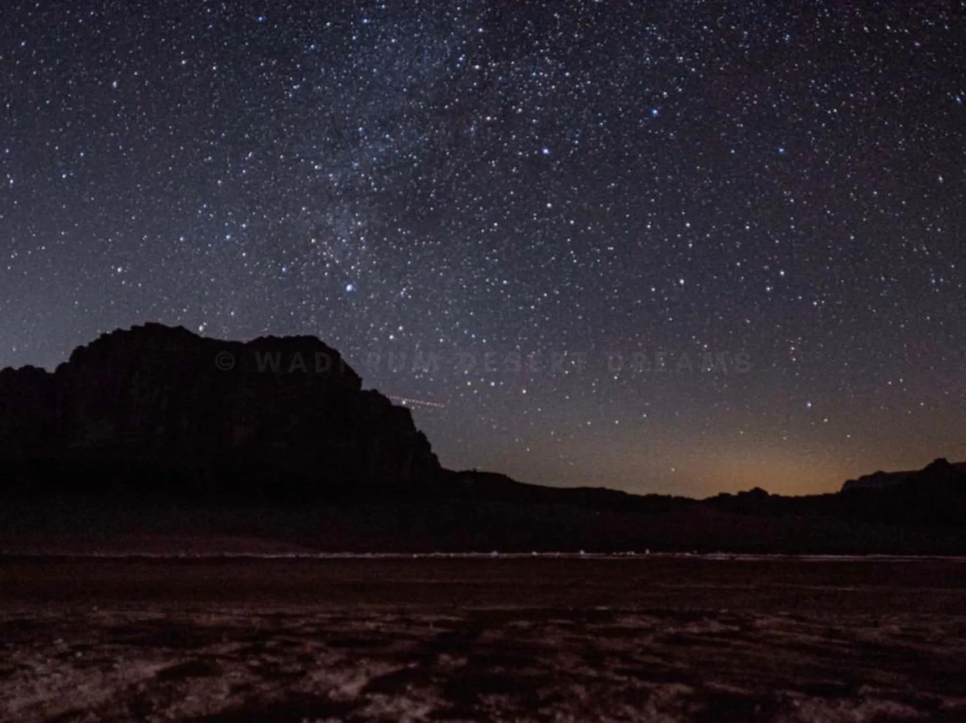 Night in Wadi Rum Desert Dreams