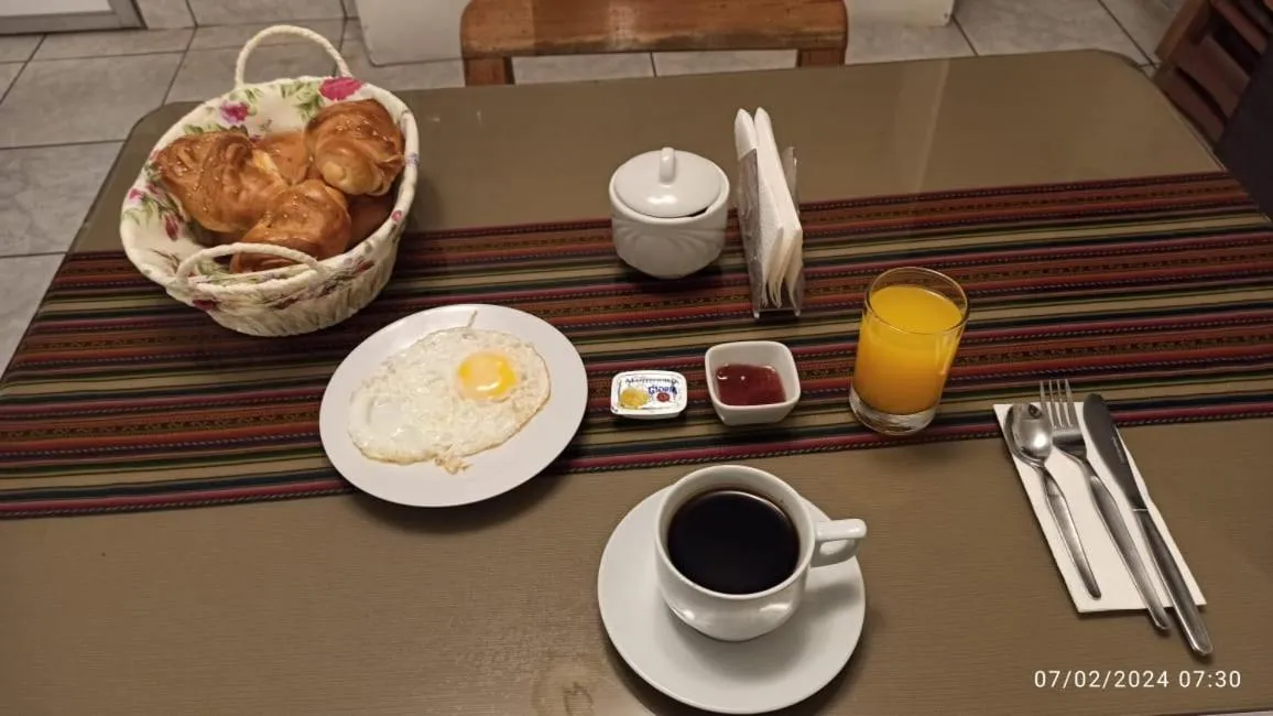 American breakfast in MachuPicchu Dream