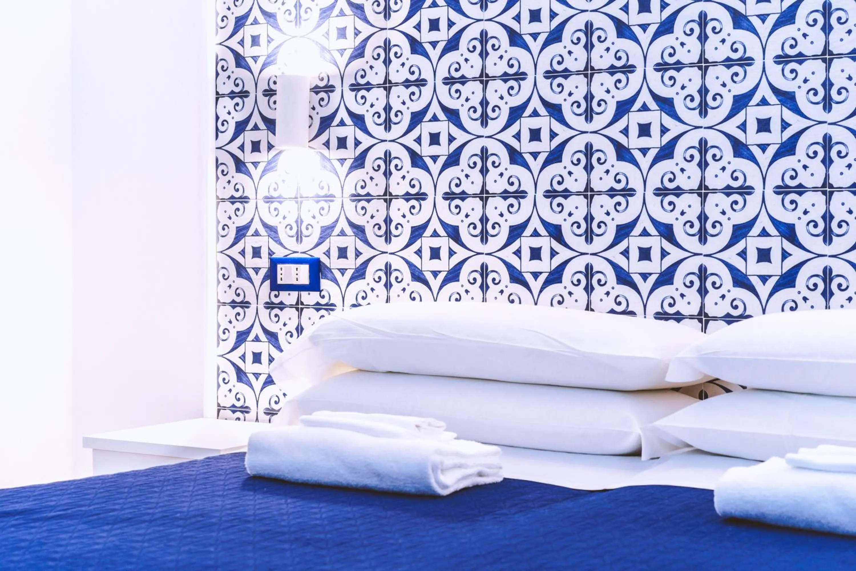 Bedroom, Bed in Hotel Ferdinando Beach & Thermal Spa