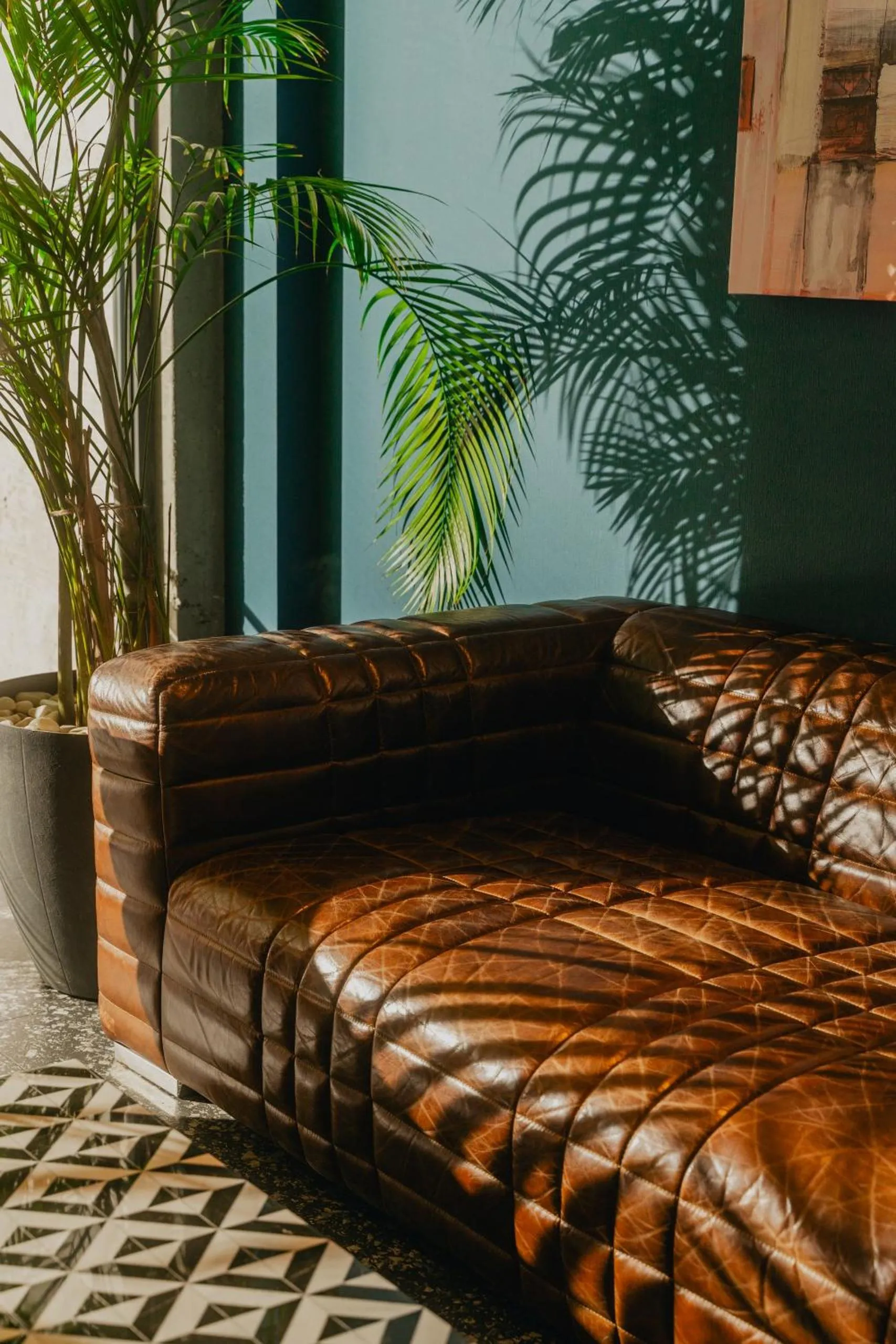 Seating area in Sandali Metekhi Boutique Hotel