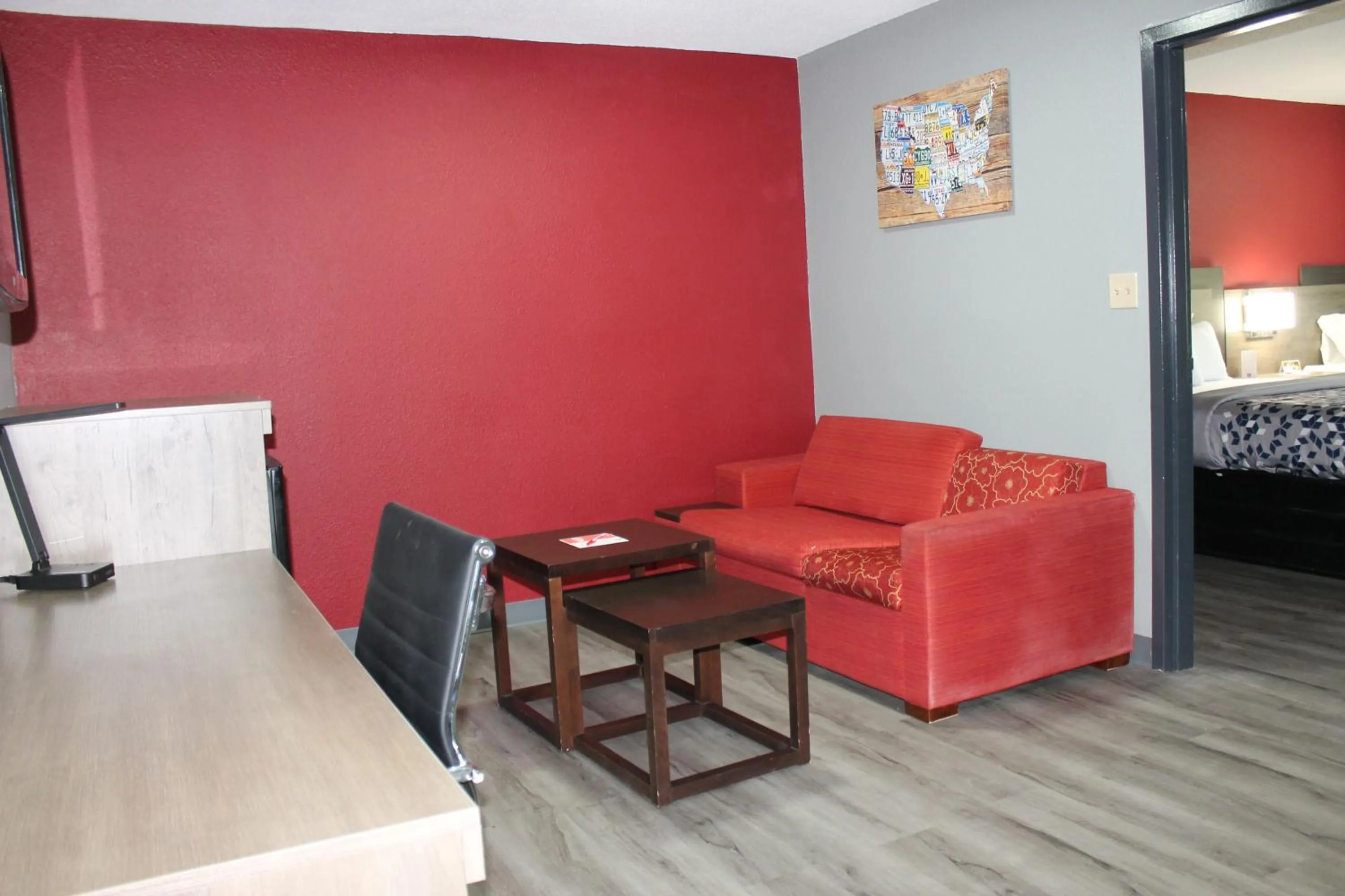 Living room in Econo lodge Kennett