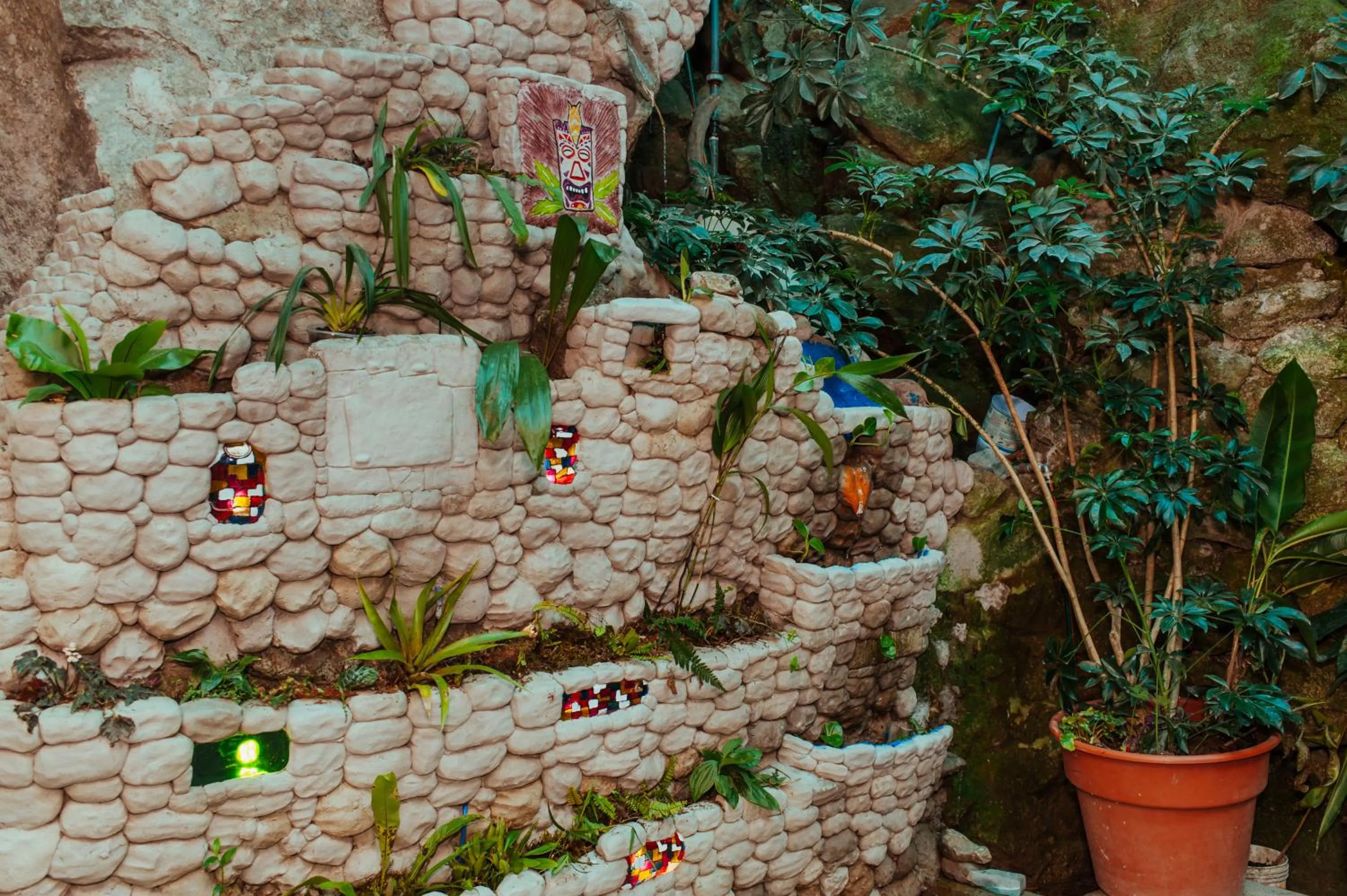 Garden in Nativus Hostel Machu Picchu