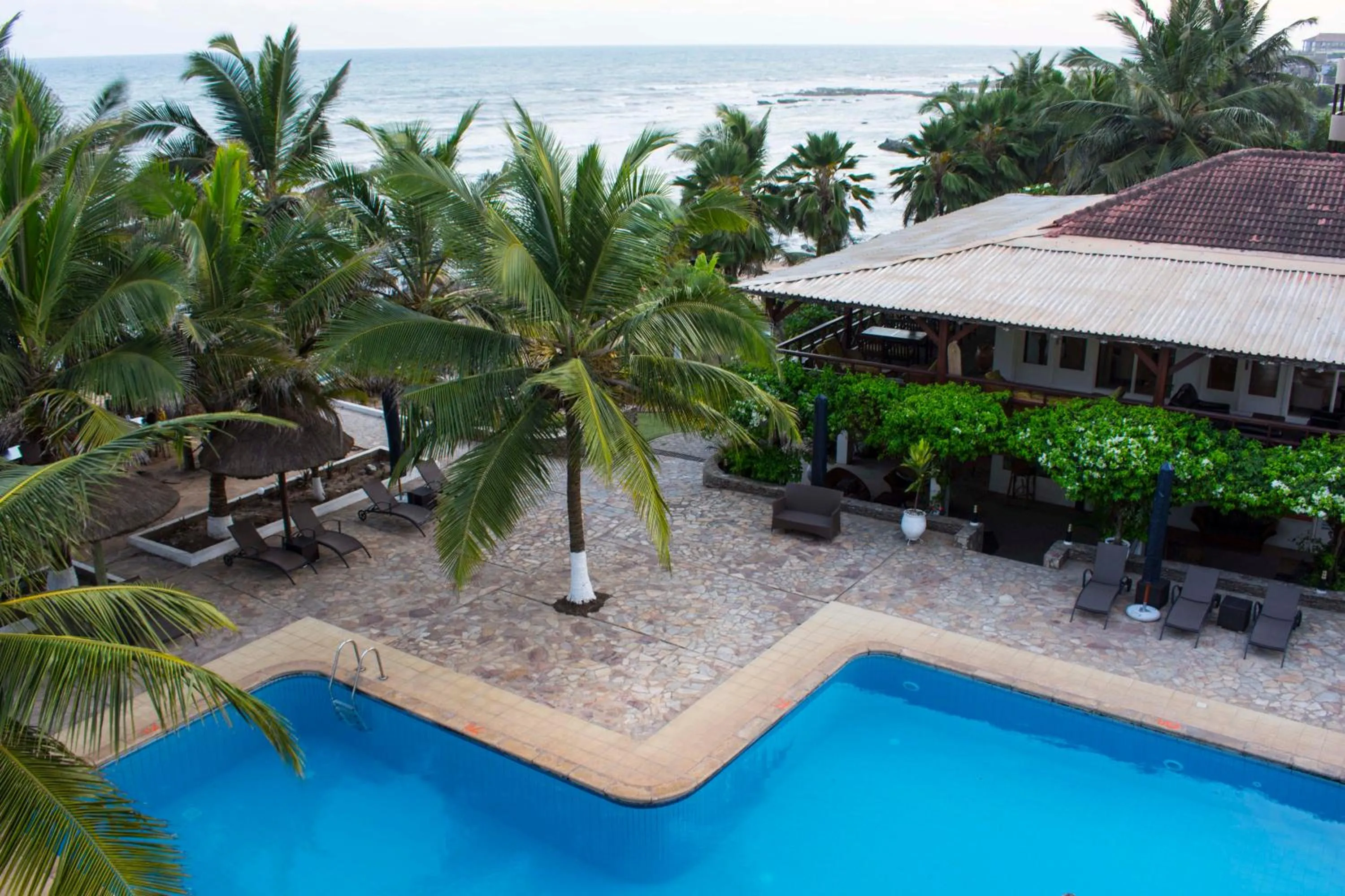 Pool view in Best Western Plus Accra Beach Hotel
